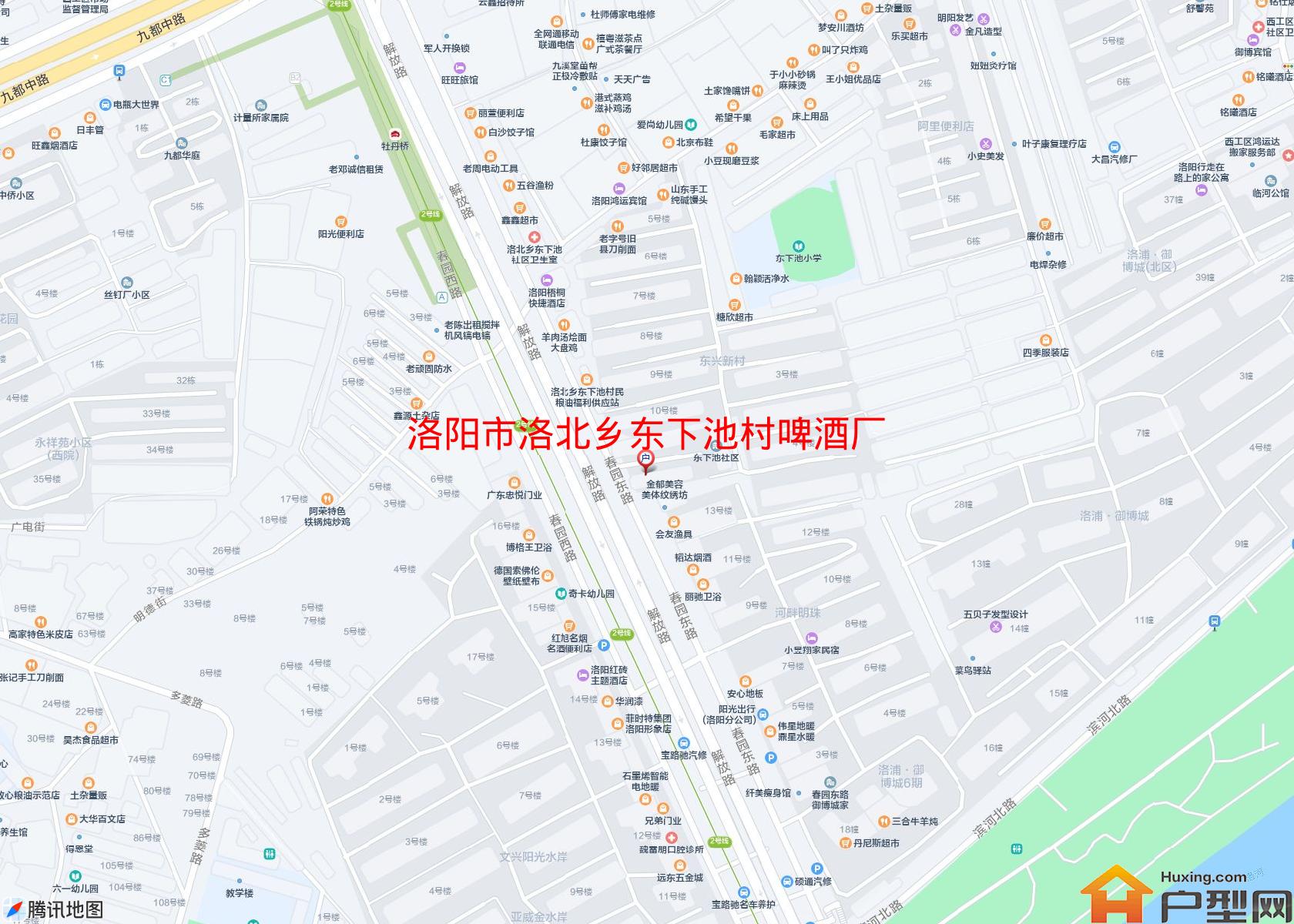 洛北乡东下池村啤酒厂家属院小区 - 户型网
