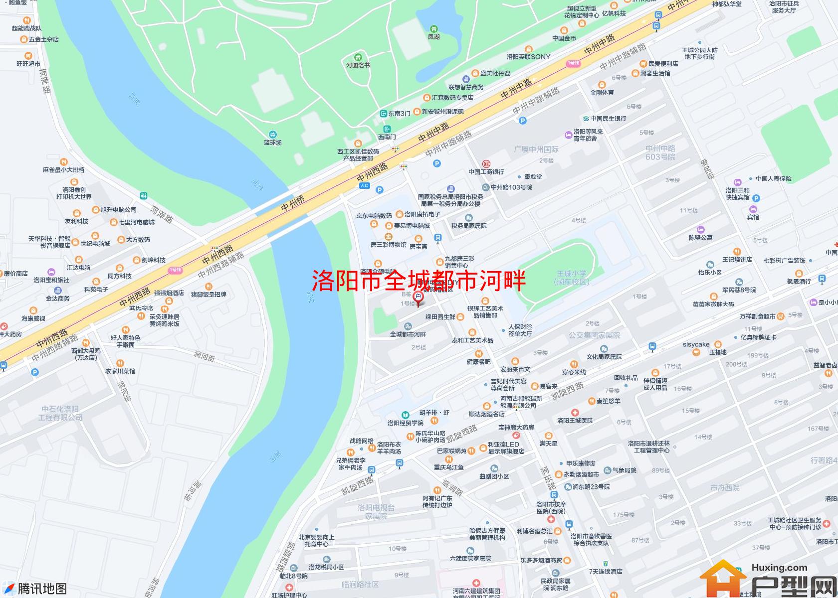全城都市河畔小区 - 户型网
