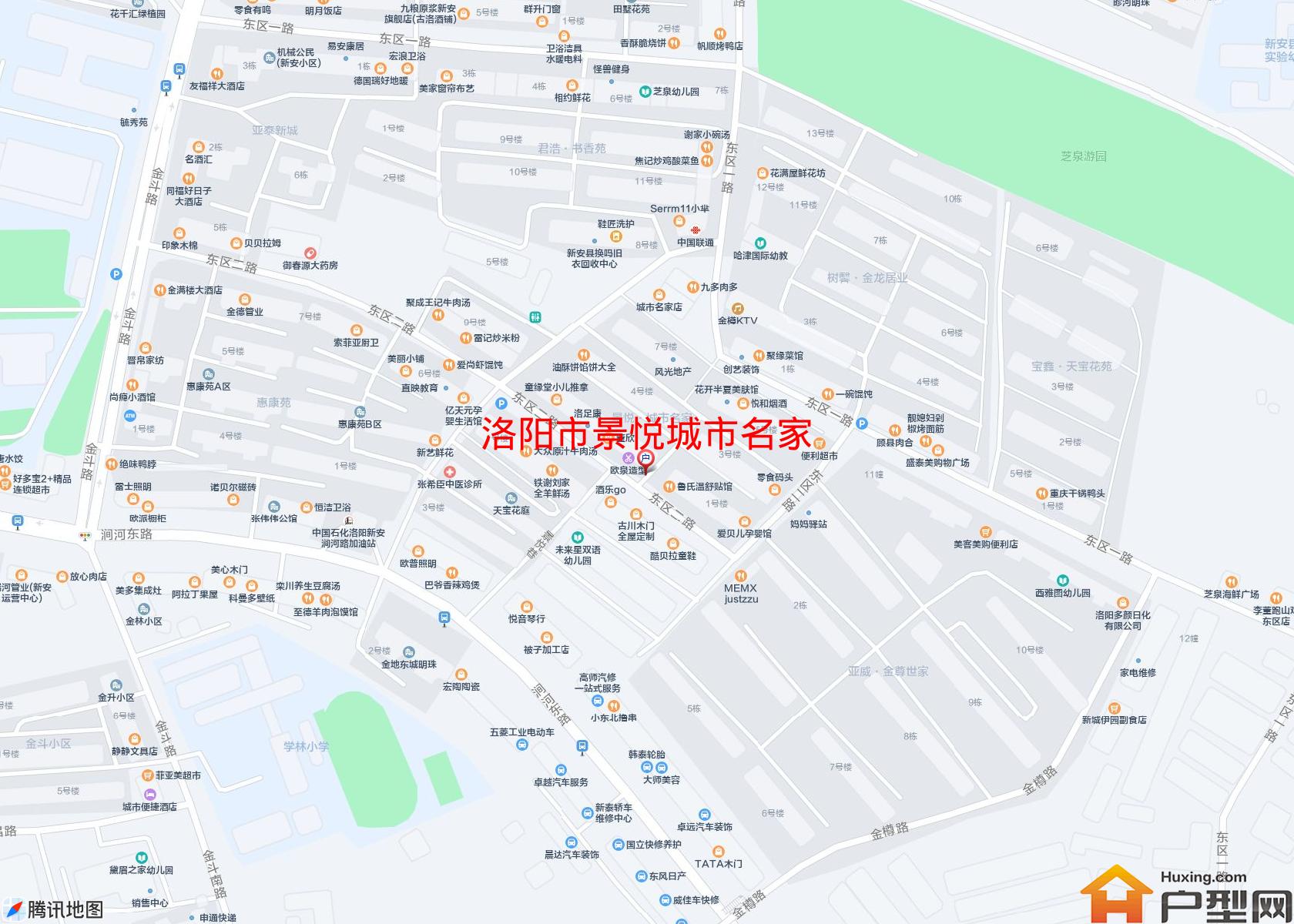 景悦城市名家小区 - 户型网