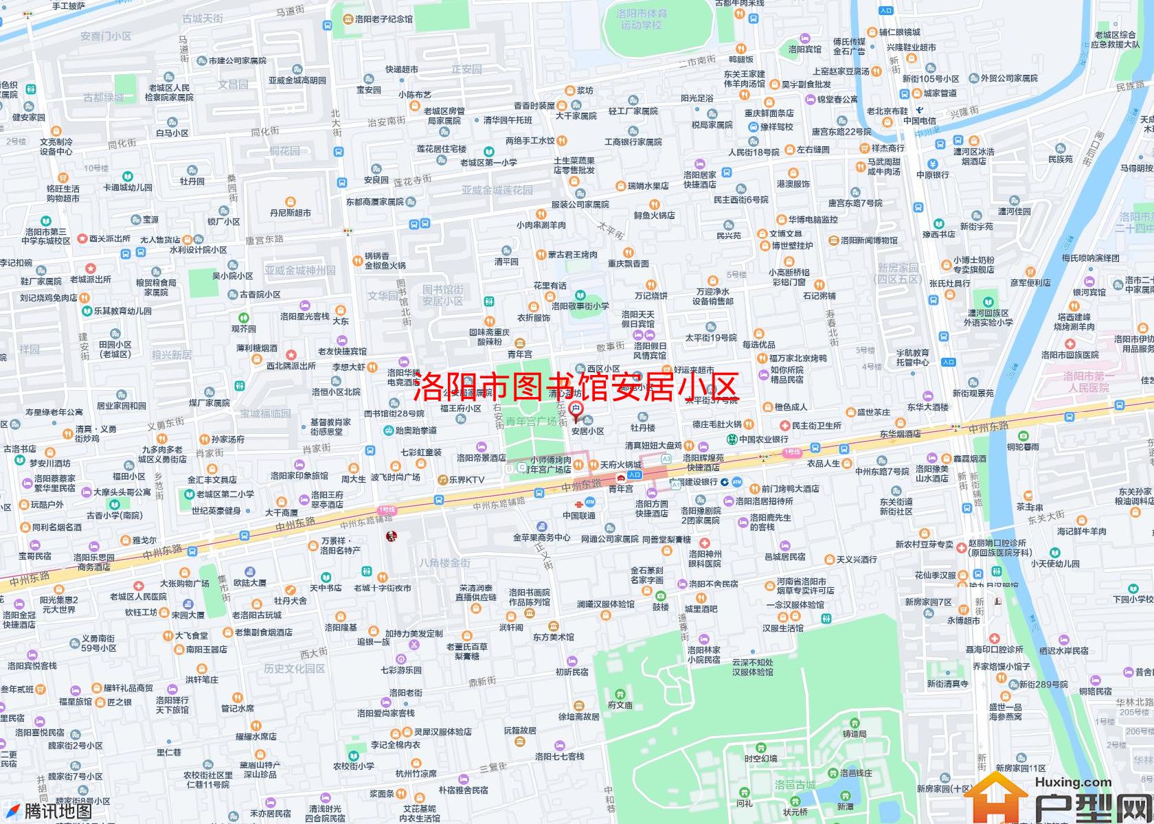 图书馆安居小区小区 - 户型网