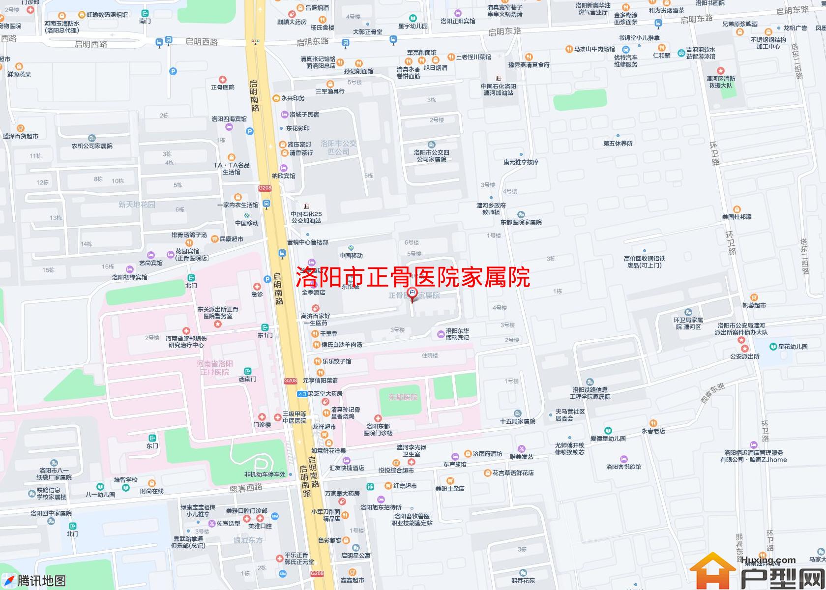 正骨医院家属院小区 - 户型网
