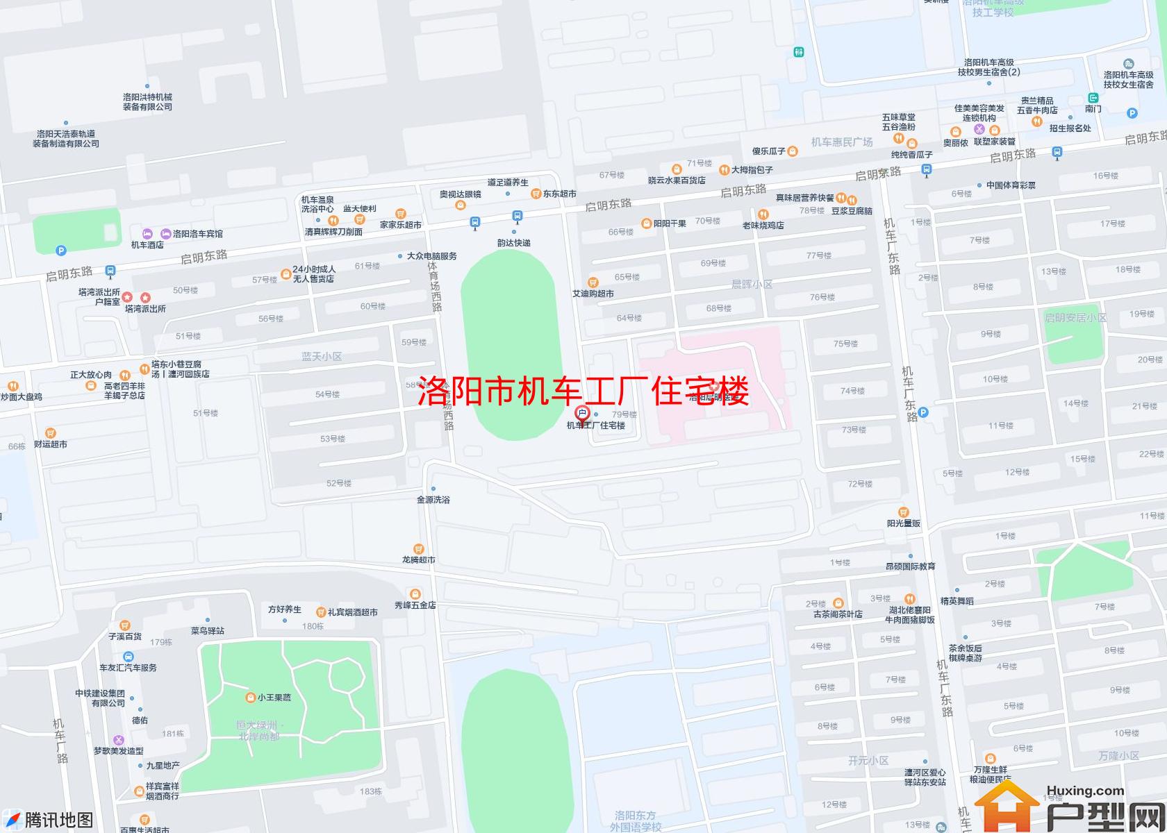 机车工厂住宅楼小区 - 户型网