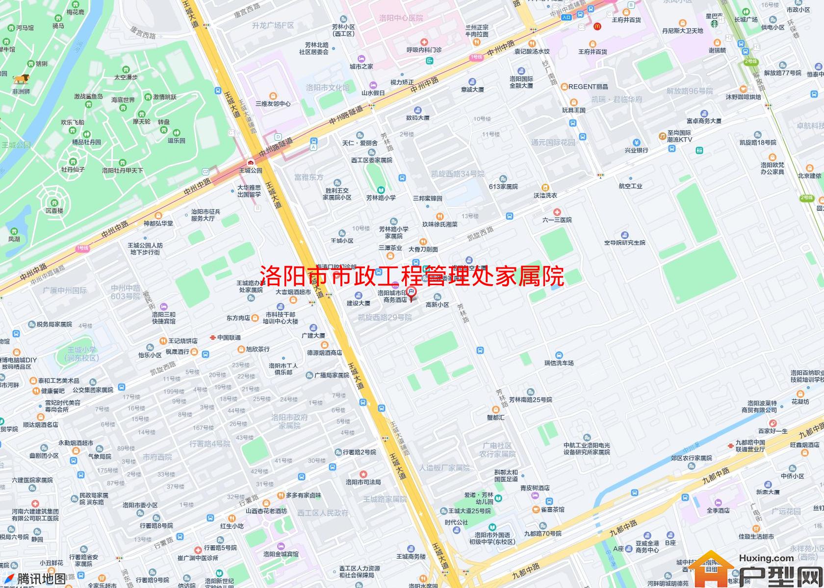 市政工程管理处家属院小区 - 户型网