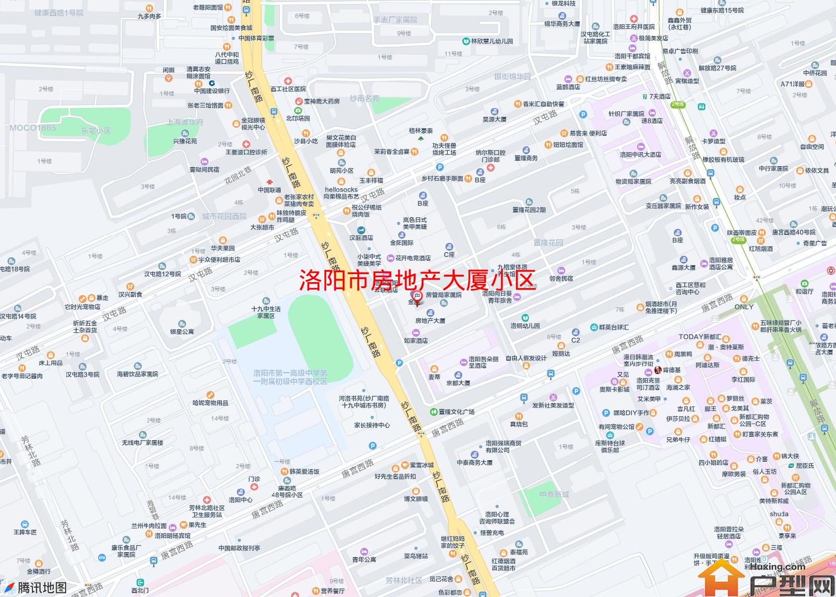 房地产大厦小区小区 - 户型网