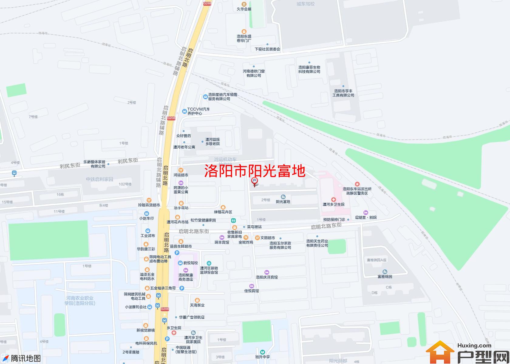 阳光富地小区 - 户型网