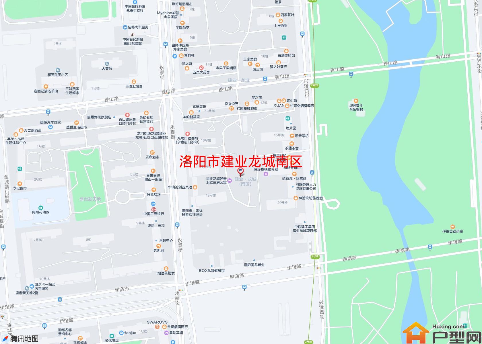 建业龙城南区小区 - 户型网