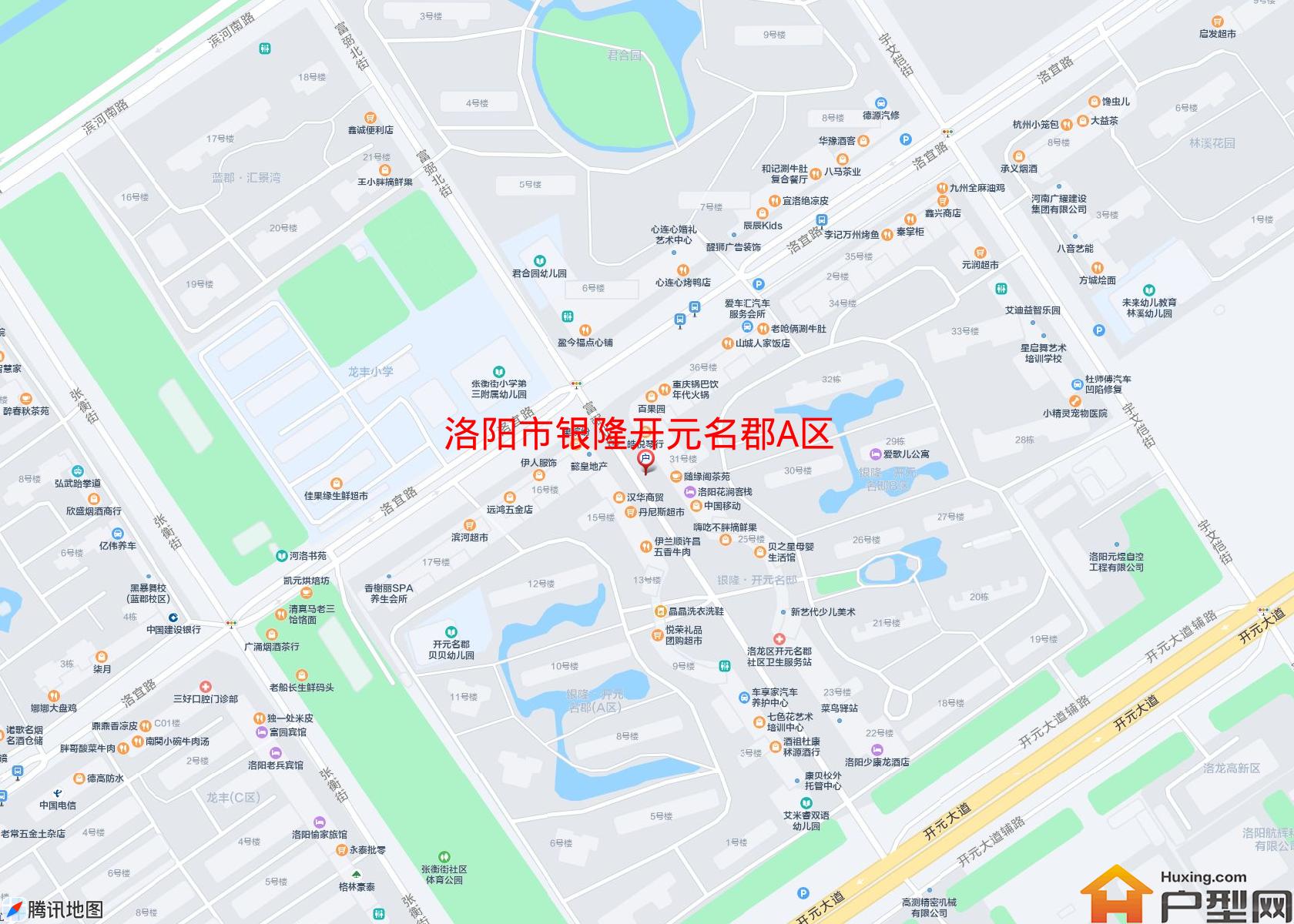 银隆开元名郡A区小区 - 户型网