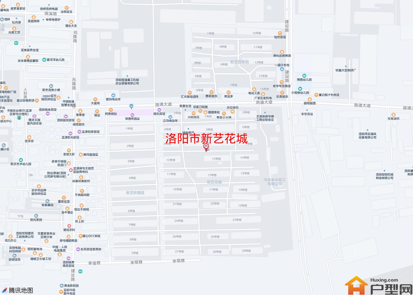 新艺花城小区 - 户型网