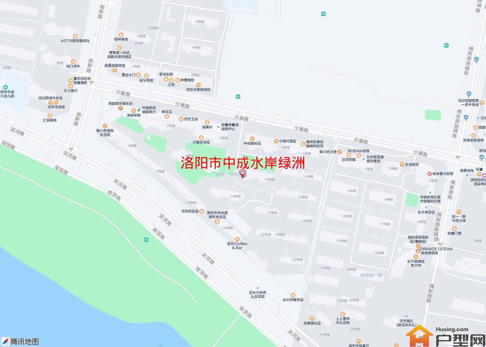 中成水岸绿洲小区 - 户型网