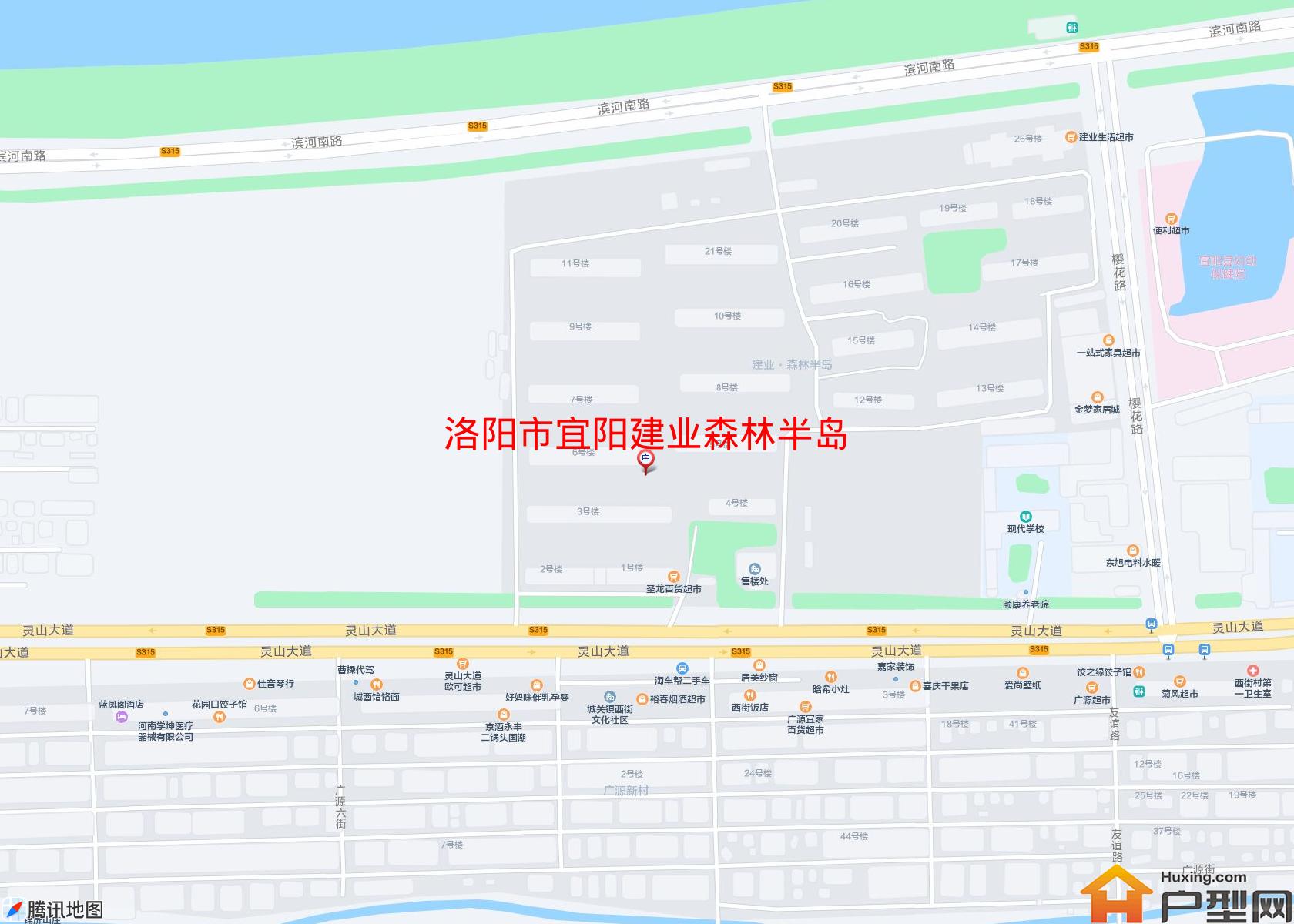 宜阳建业森林半岛小区 - 户型网