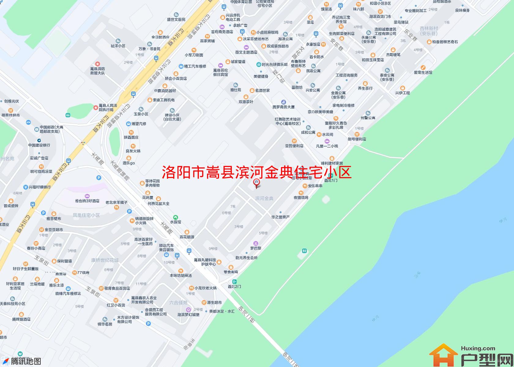 嵩县滨河金典住宅小区2期小区 - 户型网