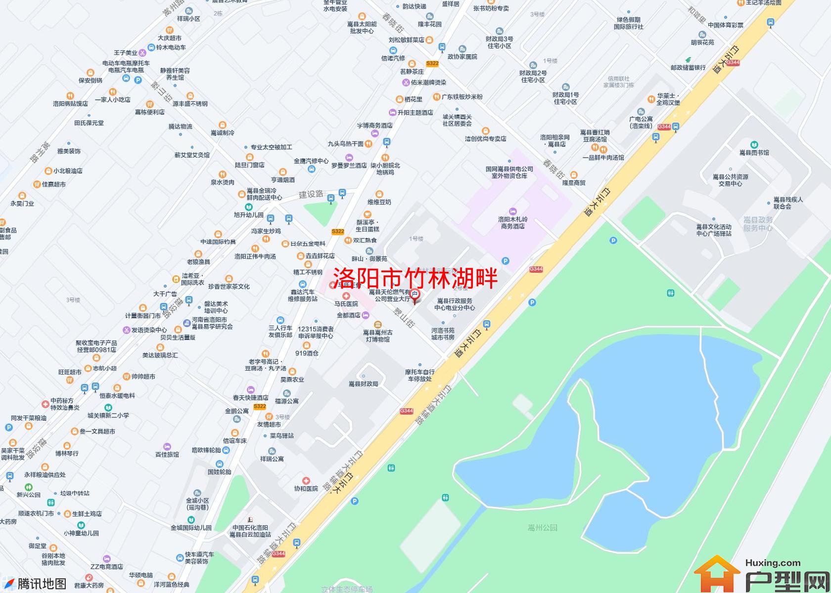 竹林湖畔小区 - 户型网