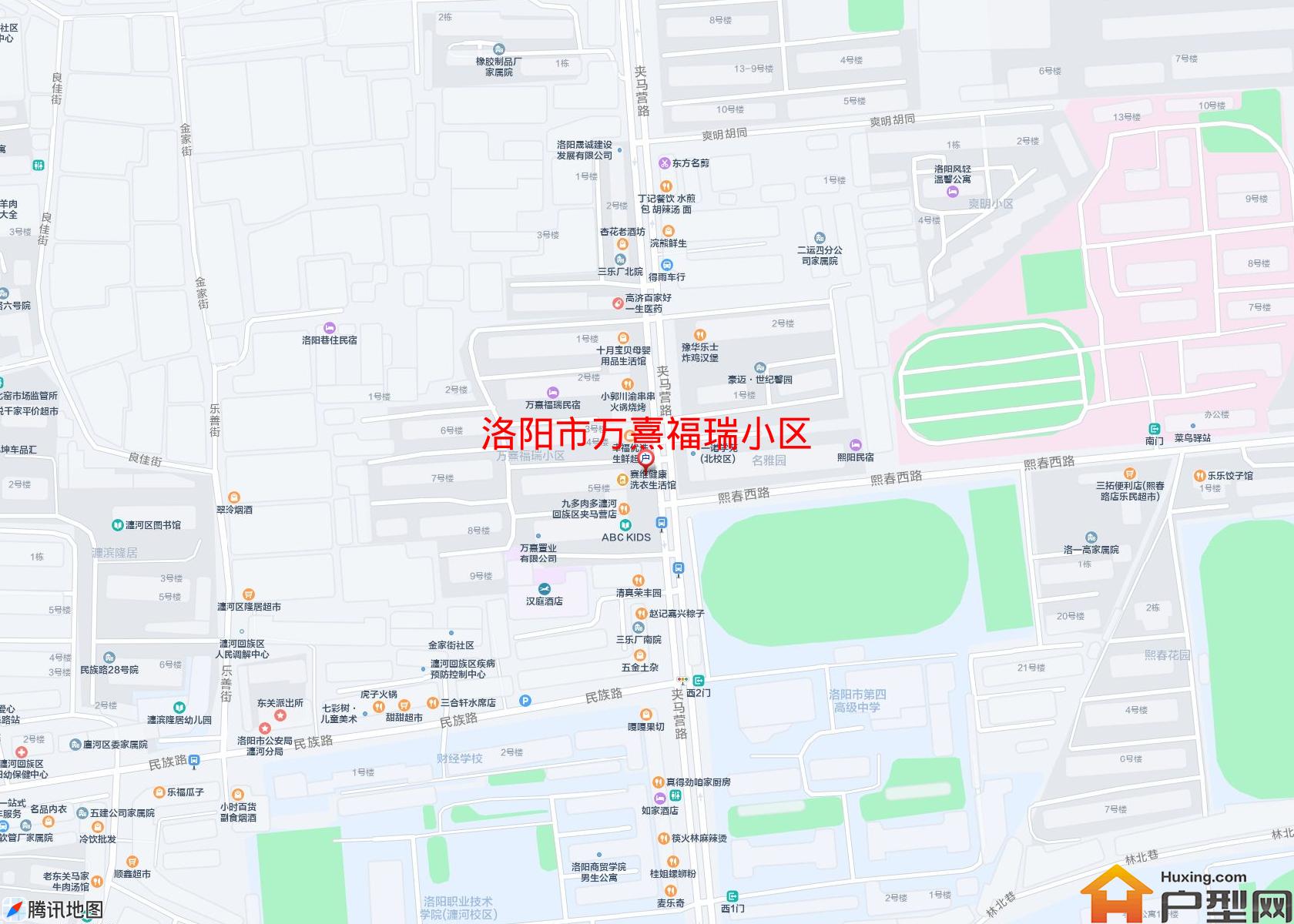 万熹福瑞小区小区 - 户型网