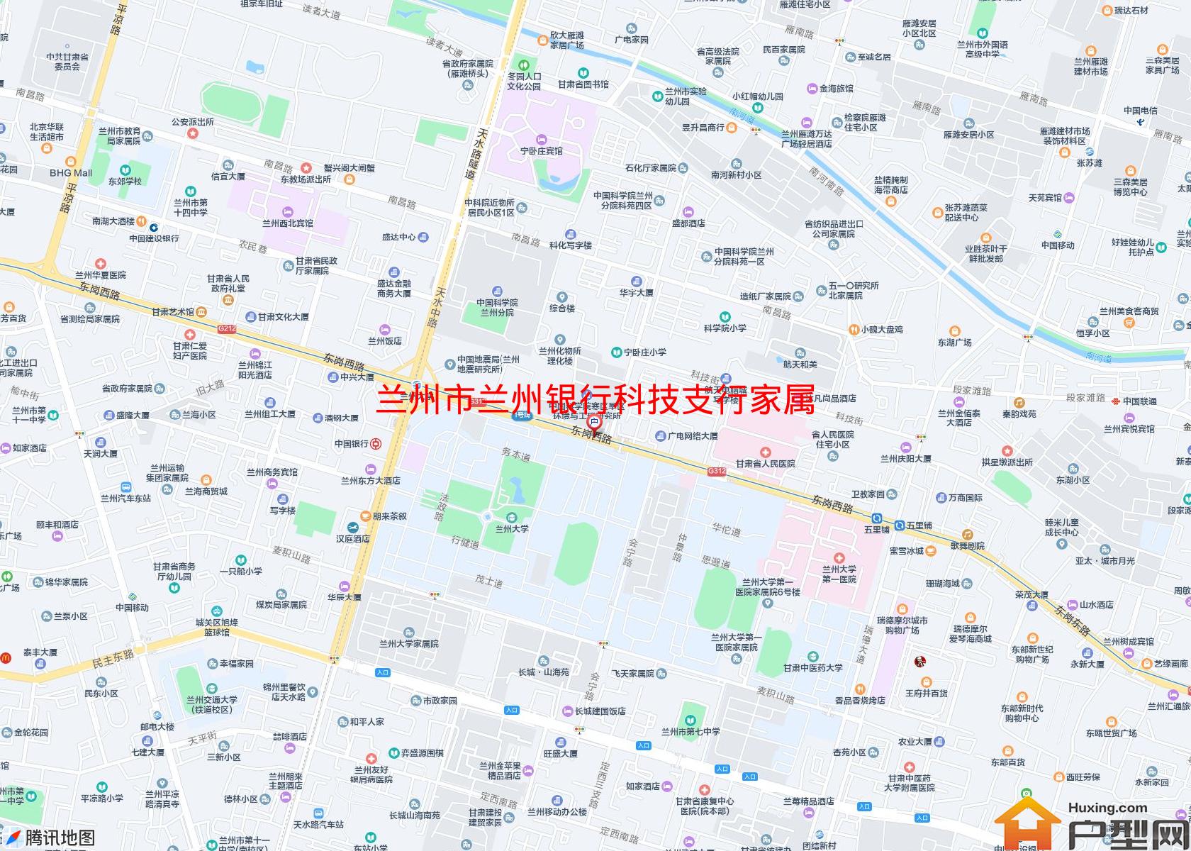 兰州银行科技支行家属院小区 - 户型网