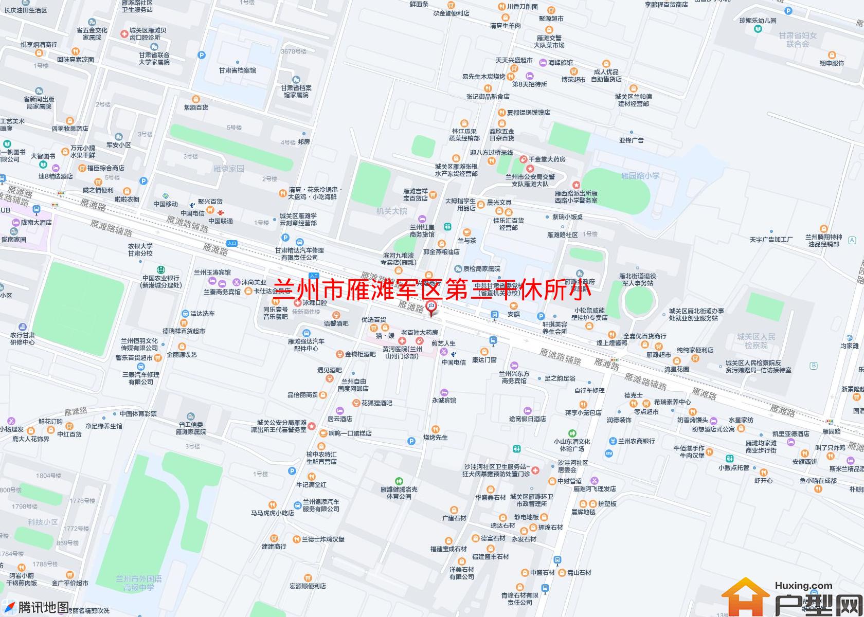 雁滩军区第三干休所小区小区 - 户型网