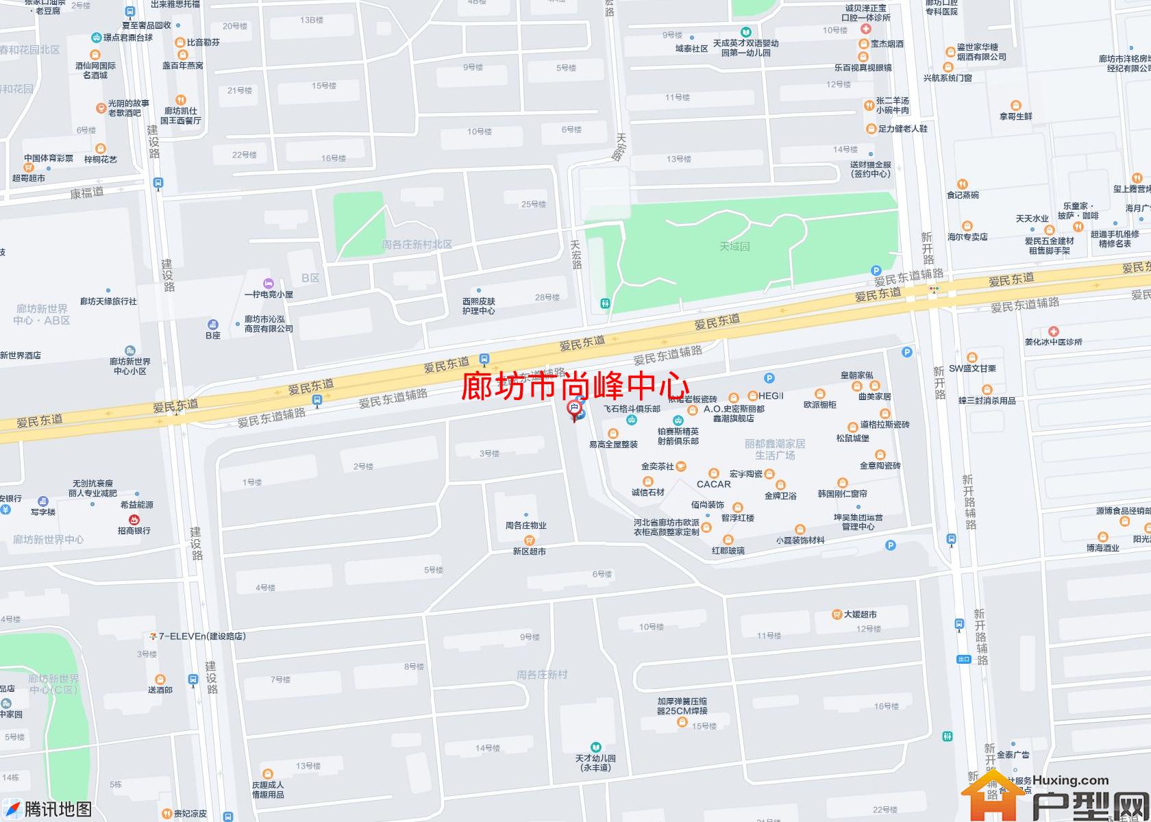 尚峰中心小区 - 户型网