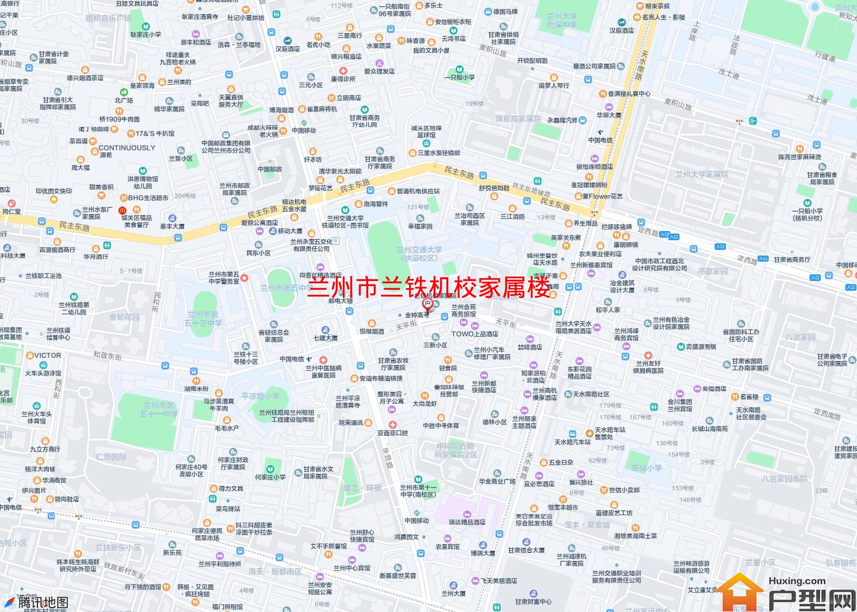 兰铁机校家属楼小区 - 户型网