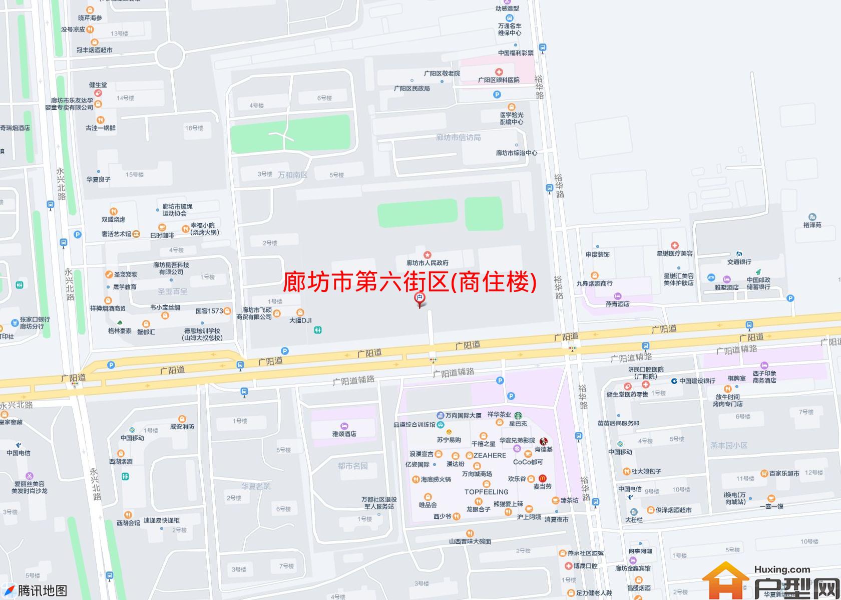 第六街区(商住楼)小区 - 户型网