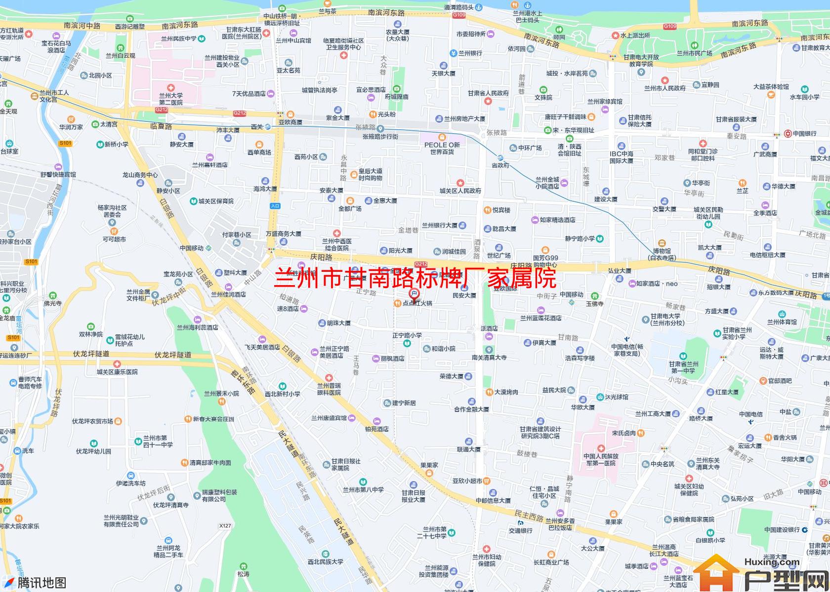 甘南路标牌厂家属院小区 - 户型网
