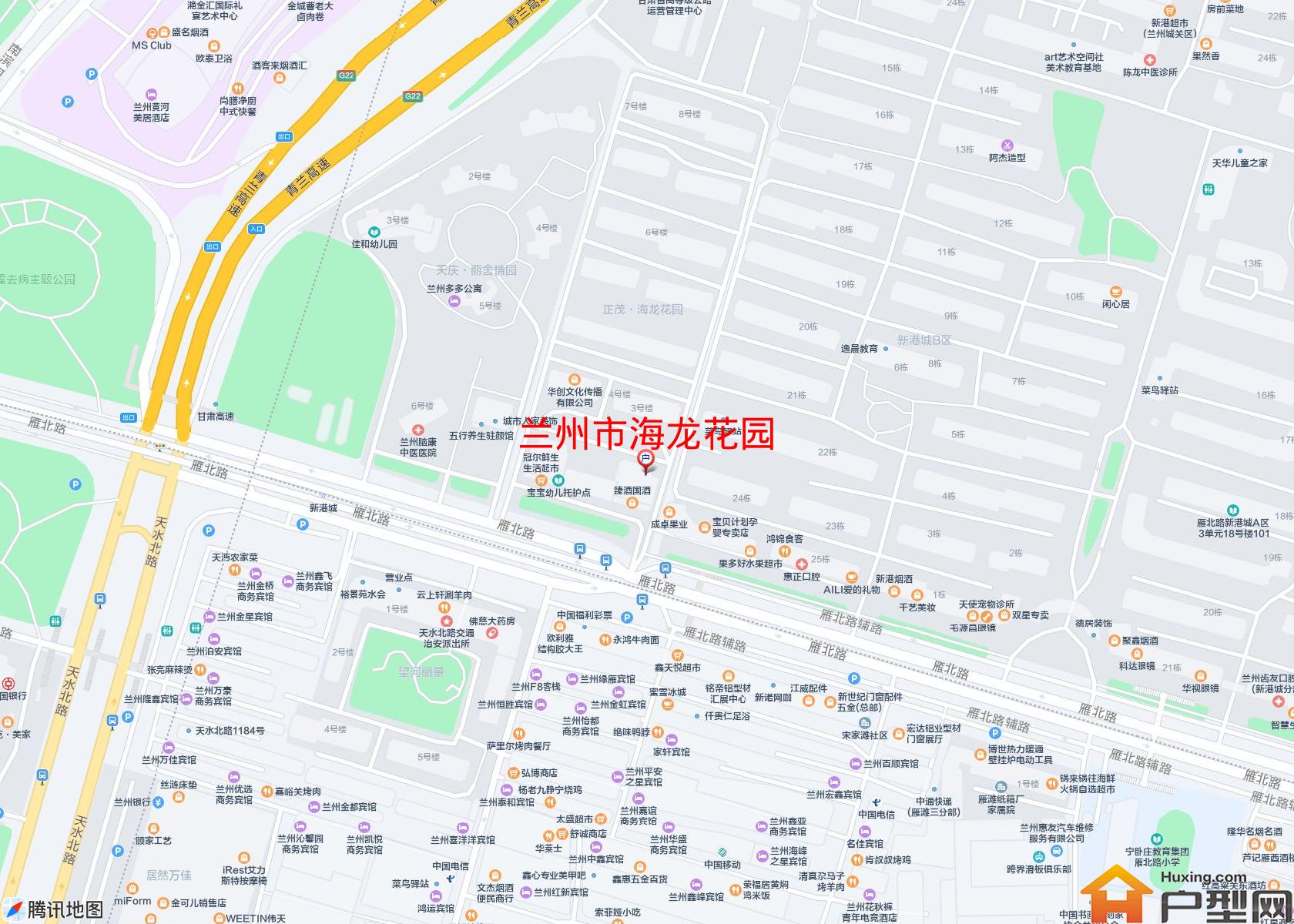 海龙花园小区 - 户型网
