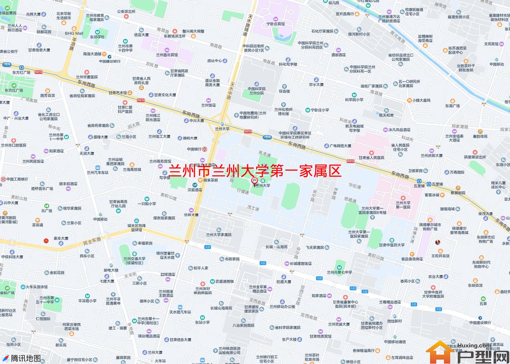兰州大学第一家属区小区 - 户型网