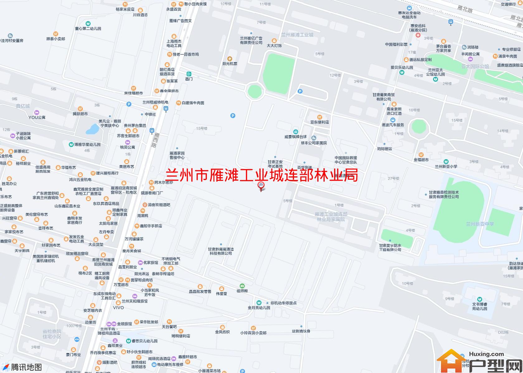 雁滩工业城连部林业局家属院小区 - 户型网