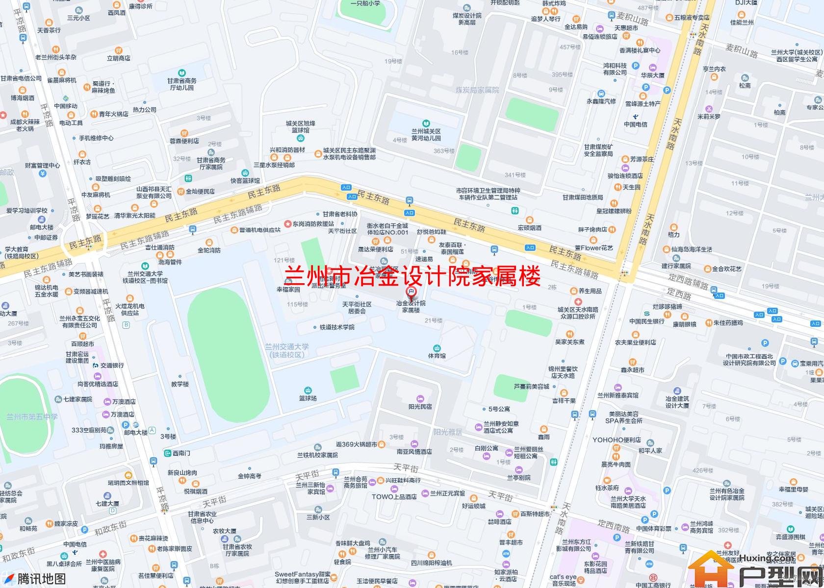 冶金设计院家属楼小区 - 户型网