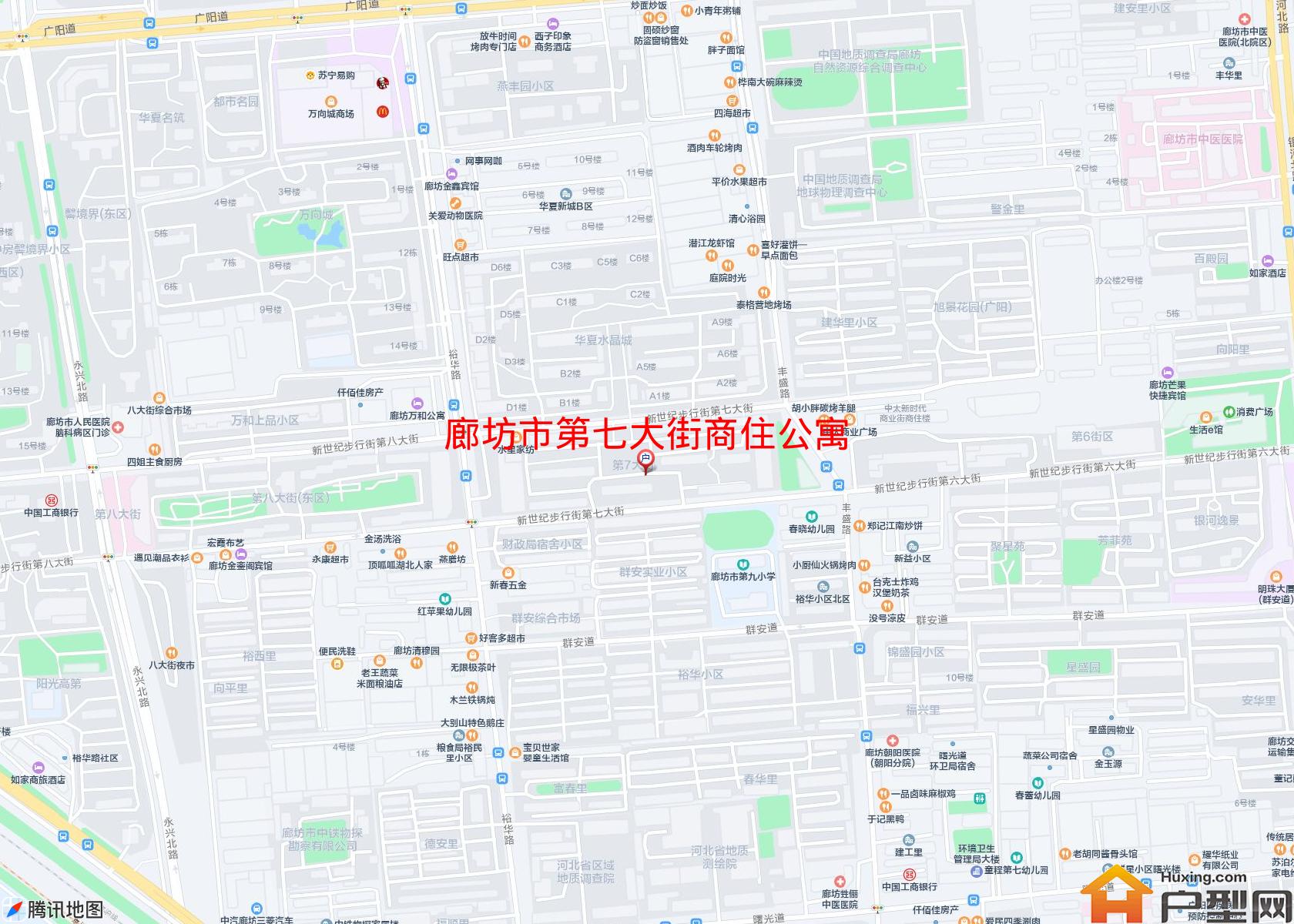第七大街商住公寓小区 - 户型网