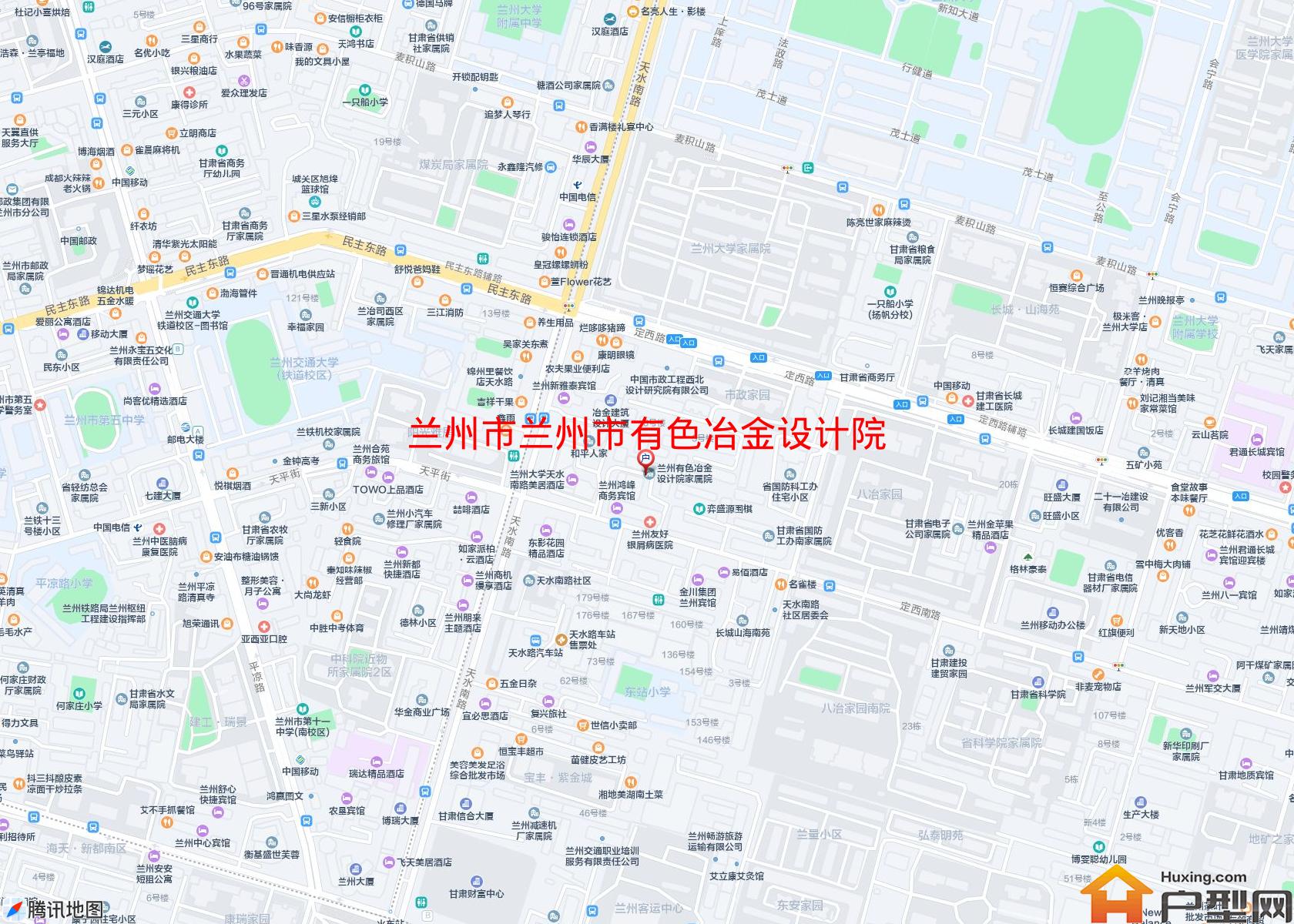 兰州市有色冶金设计院家属院小区 - 户型网