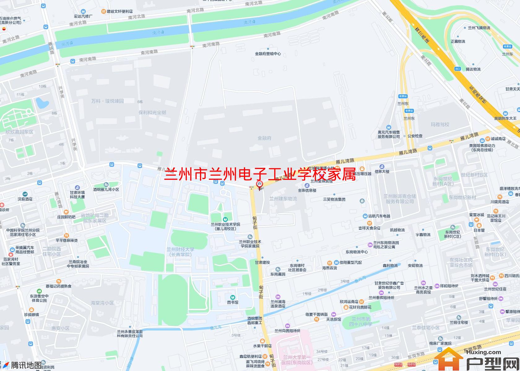兰州电子工业学校家属院小区 - 户型网