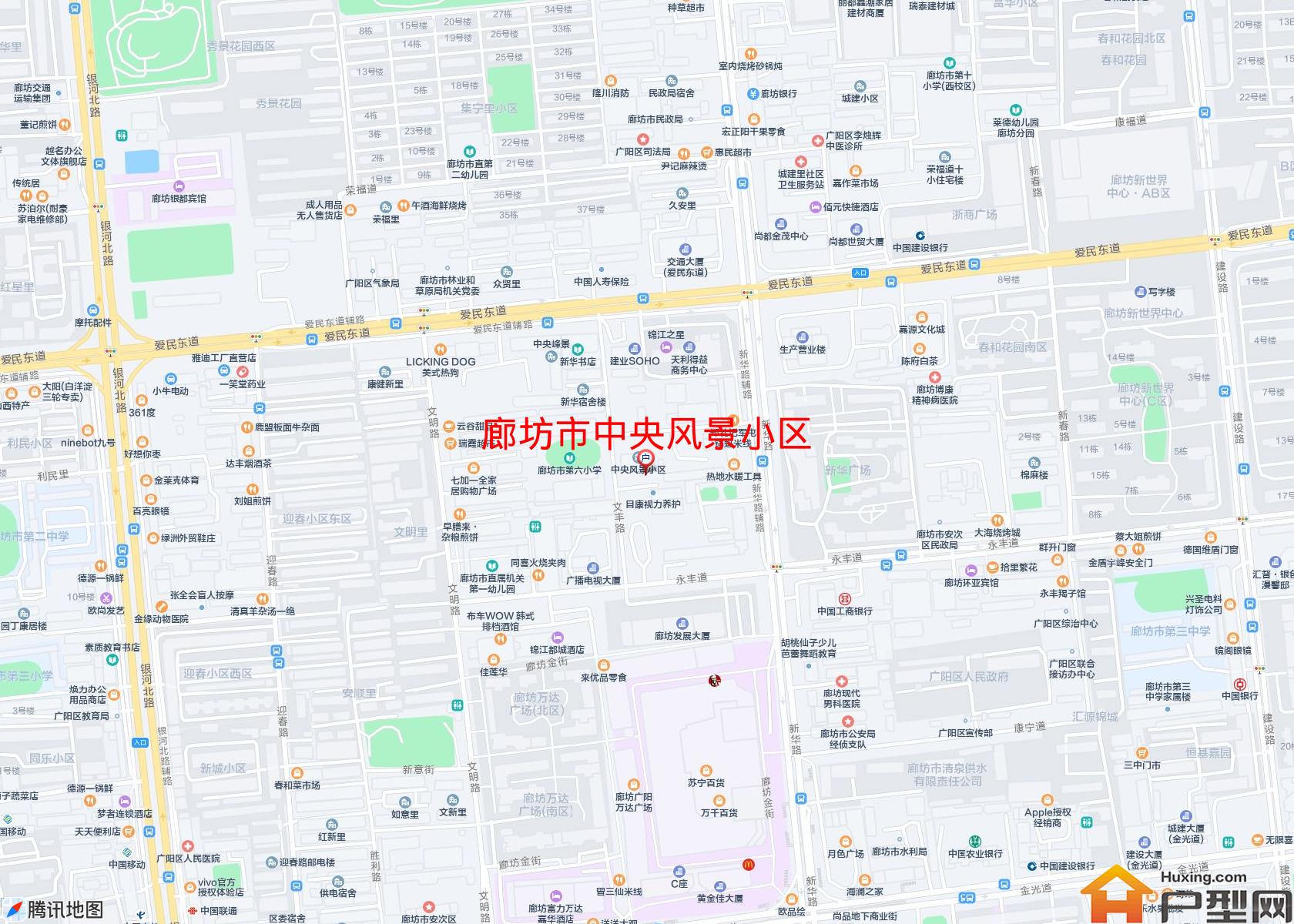 中央风景小区小区 - 户型网