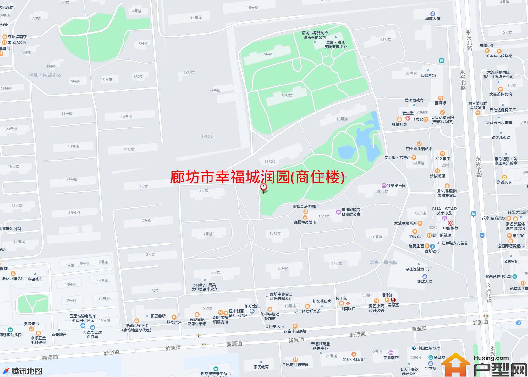 幸福城润园(商住楼)小区 - 户型网