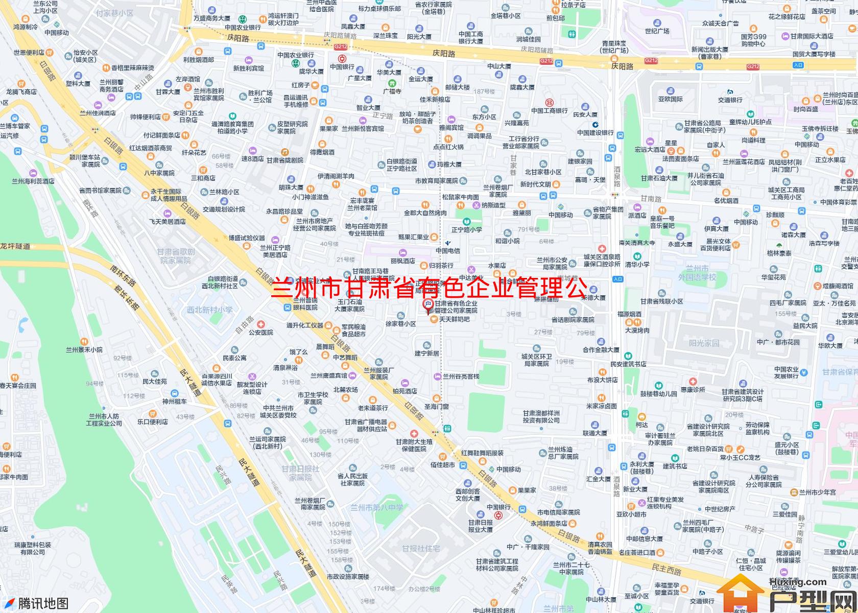 甘肃省有色企业管理公司家属院小区 - 户型网