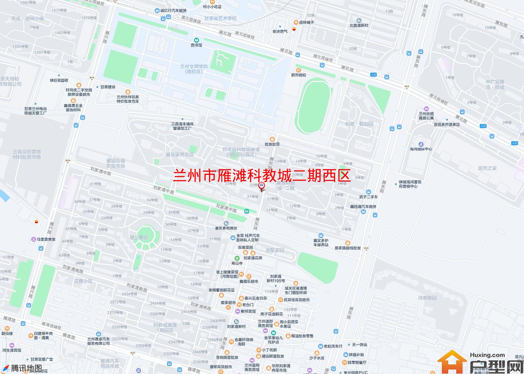 雁滩科教城二期西区小区 - 户型网