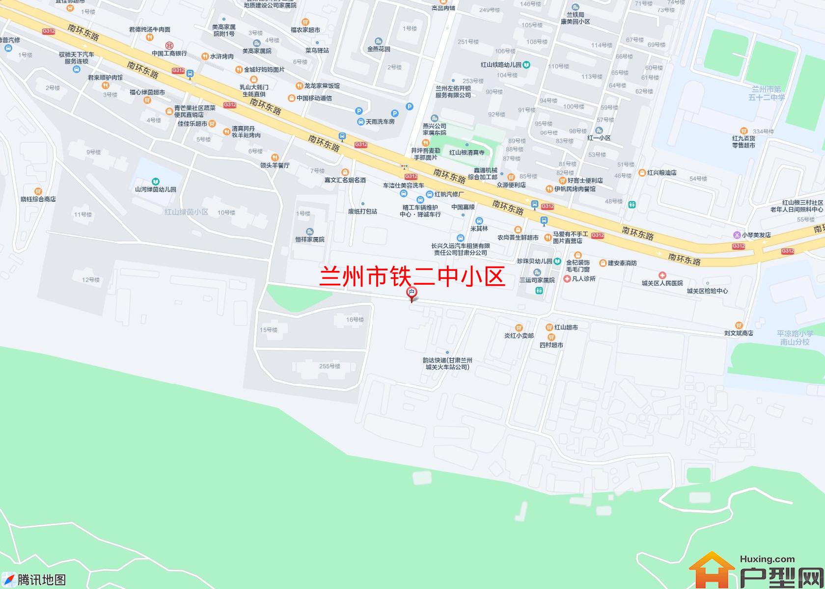 铁二中小区小区 - 户型网