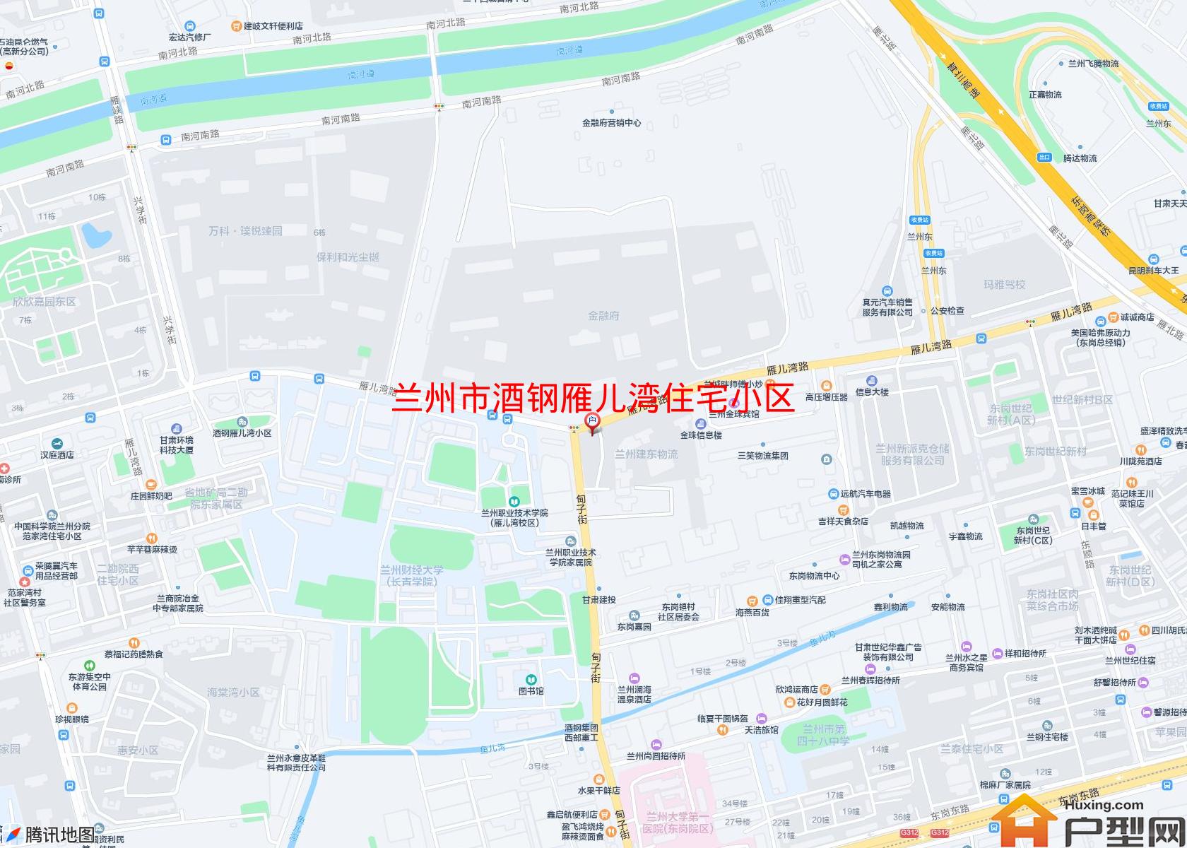 酒钢雁儿湾住宅小区小区 - 户型网