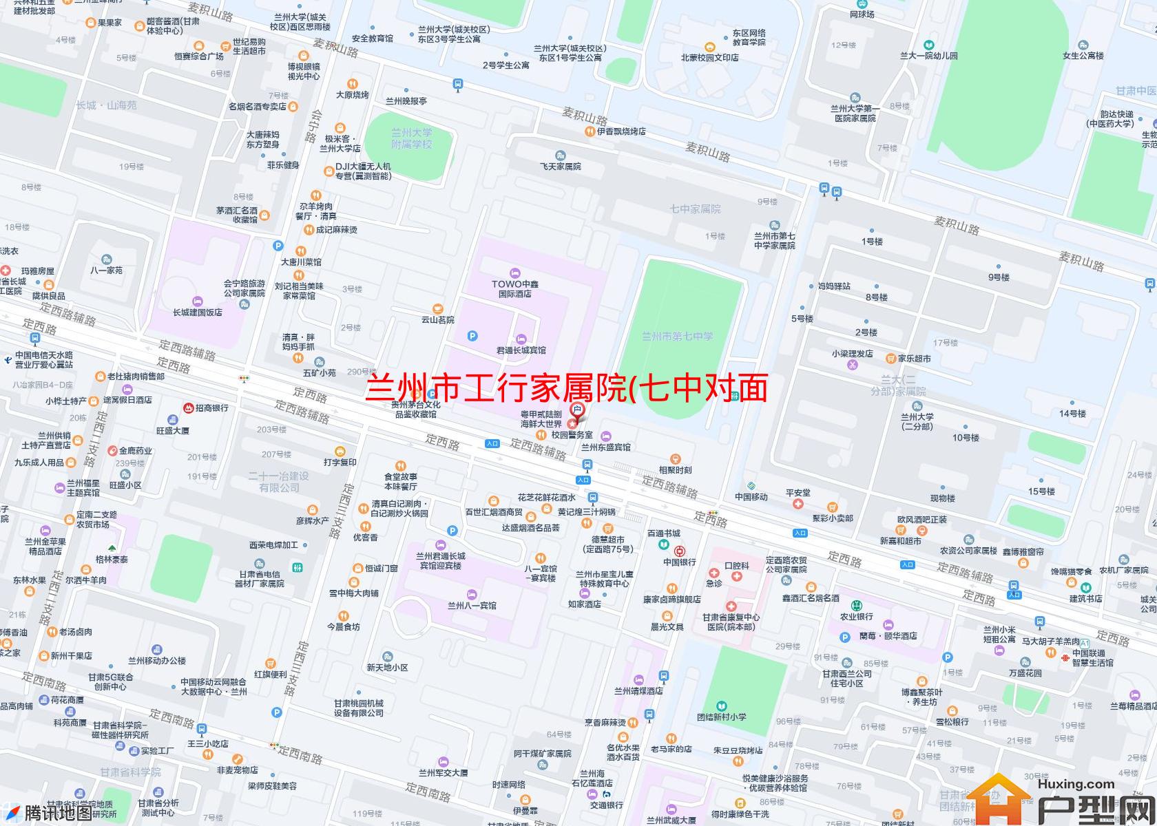 工行家属院(七中对面)小区 - 户型网