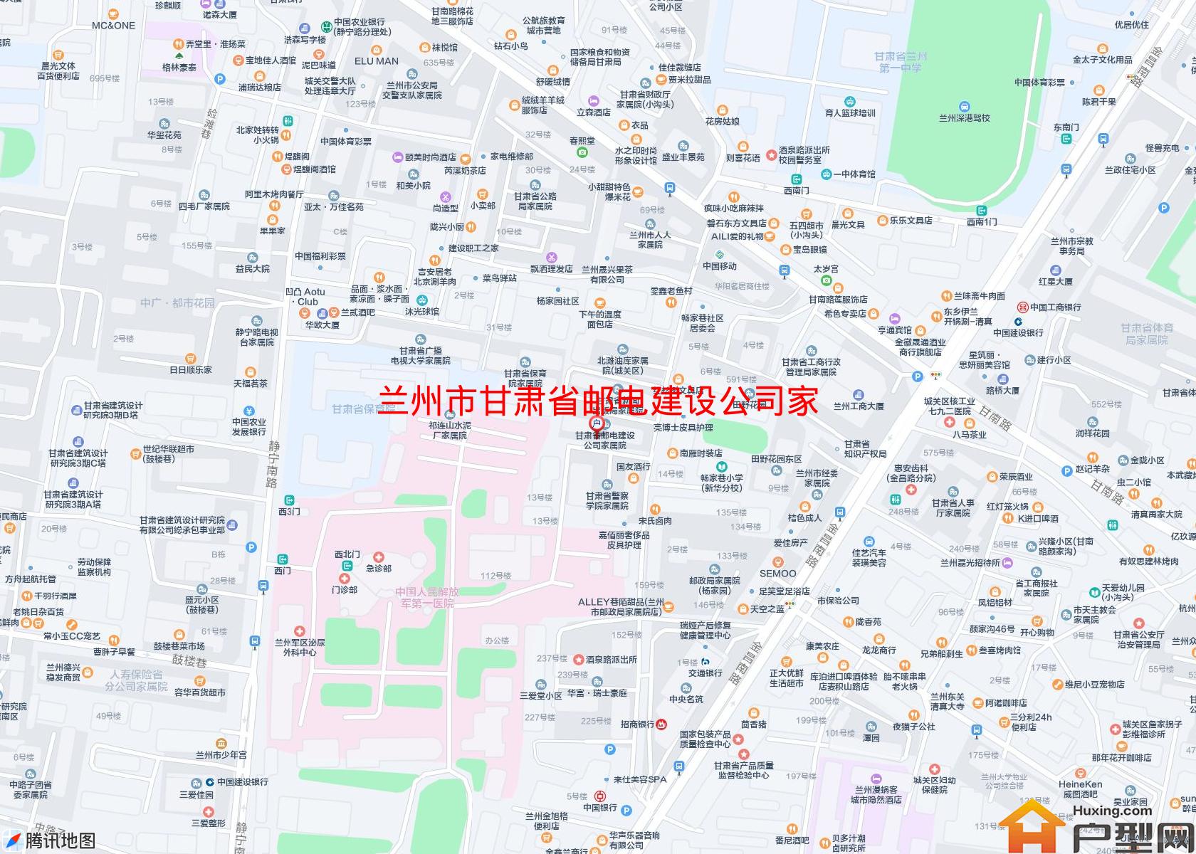 甘肃省邮电建设公司家属院小区 - 户型网