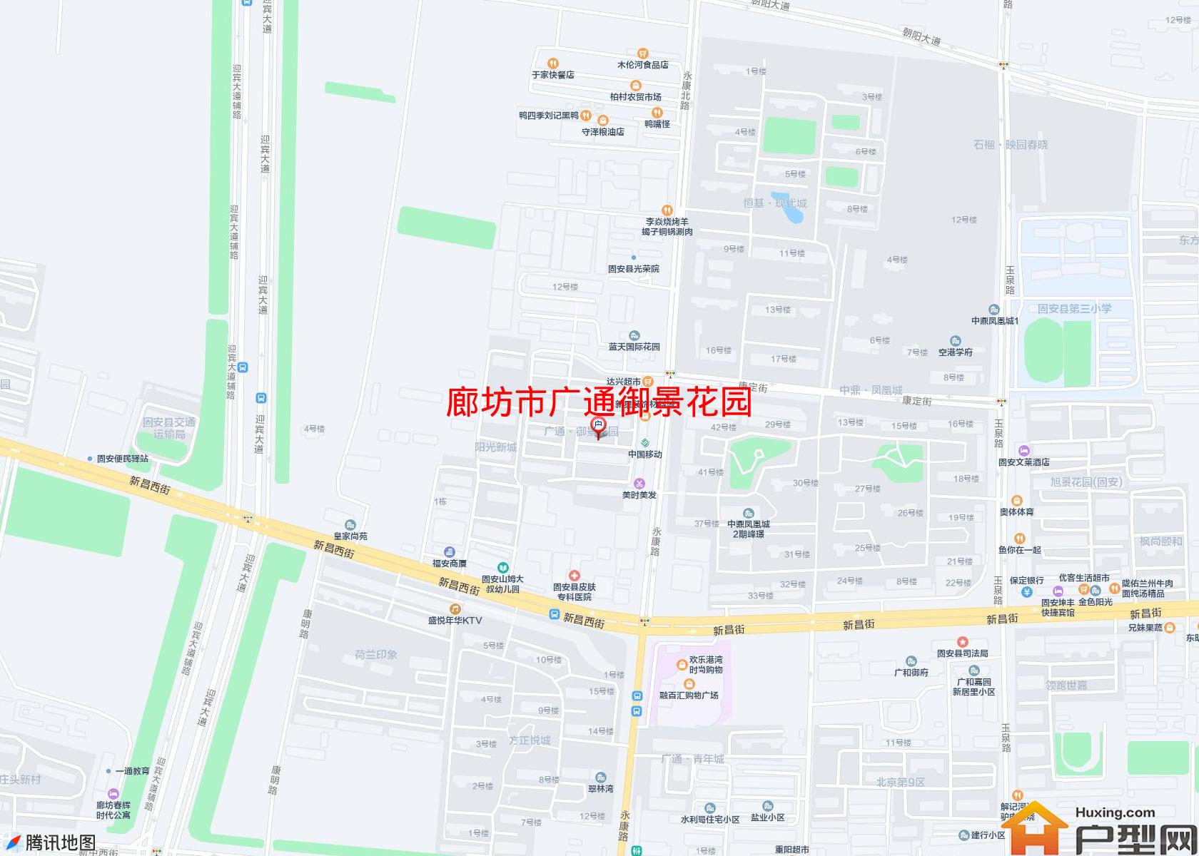 广通御景花园小区 - 户型网