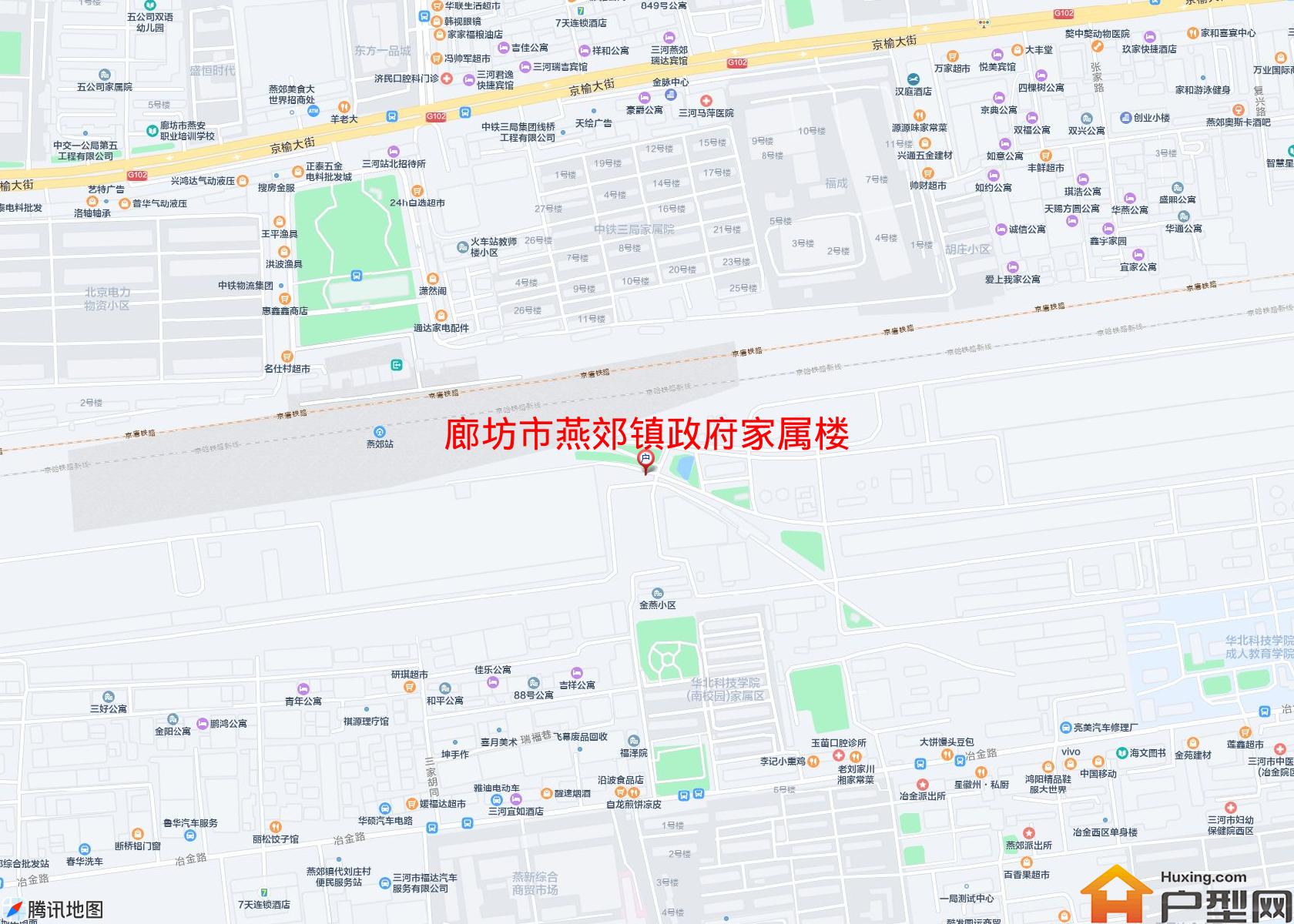 燕郊镇政府家属楼小区 - 户型网