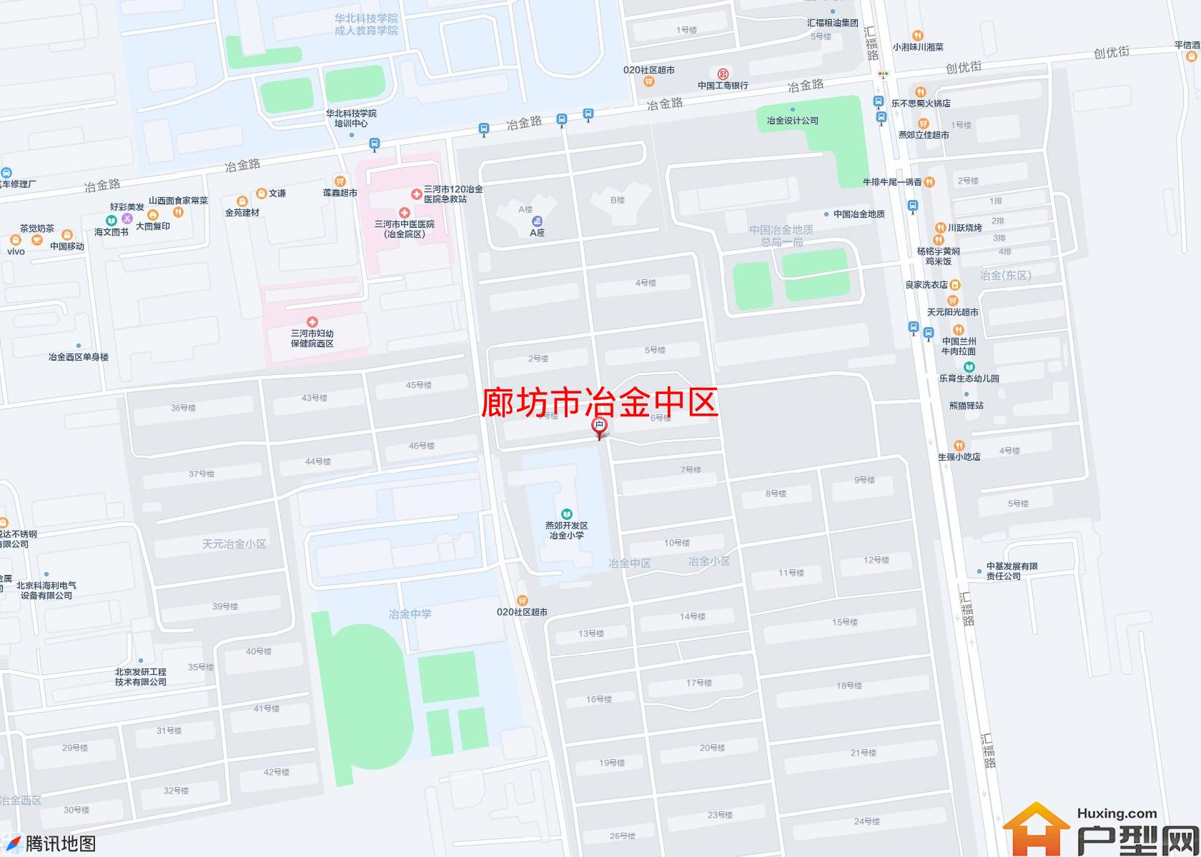 冶金中区小区 - 户型网