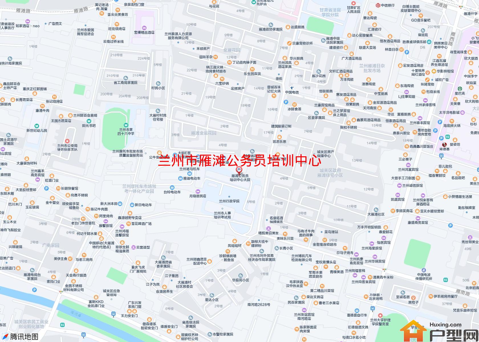 雁滩公务员培训中心小区 - 户型网