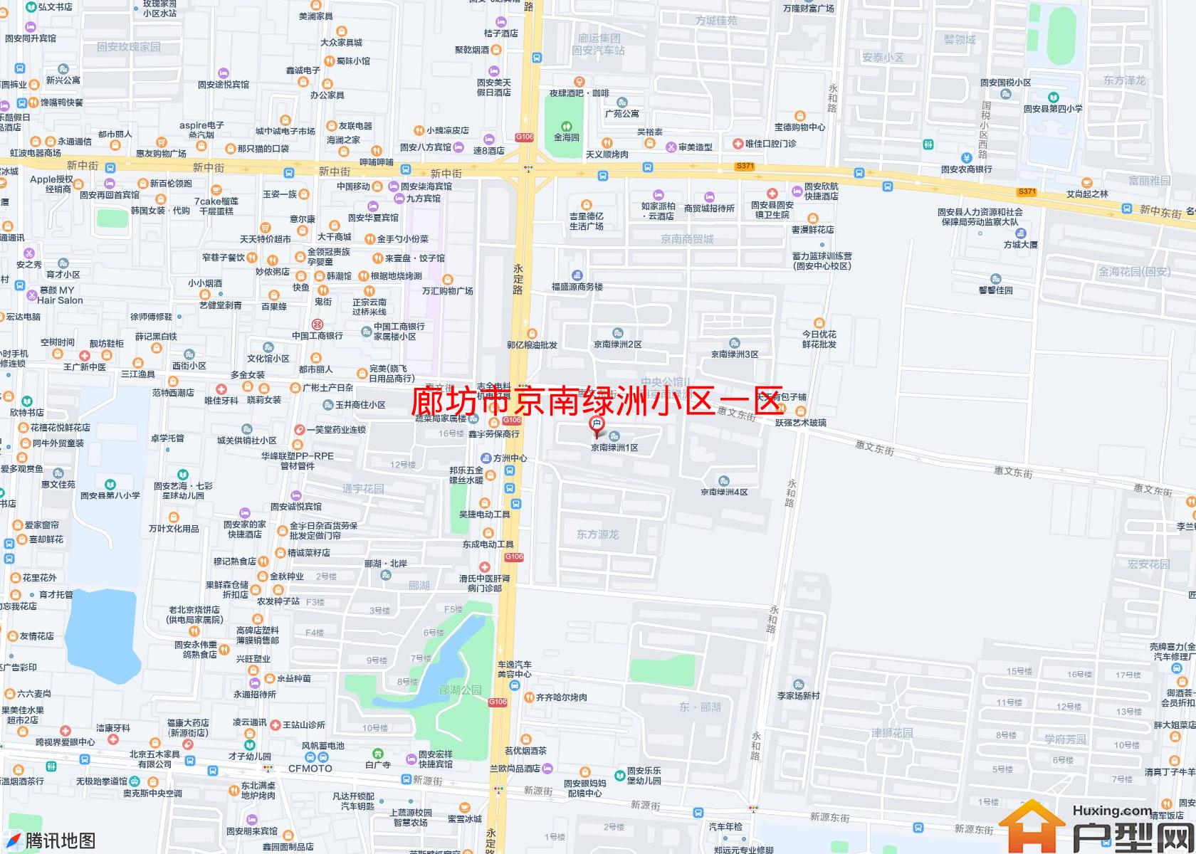 京南绿洲小区一区小区 - 户型网
