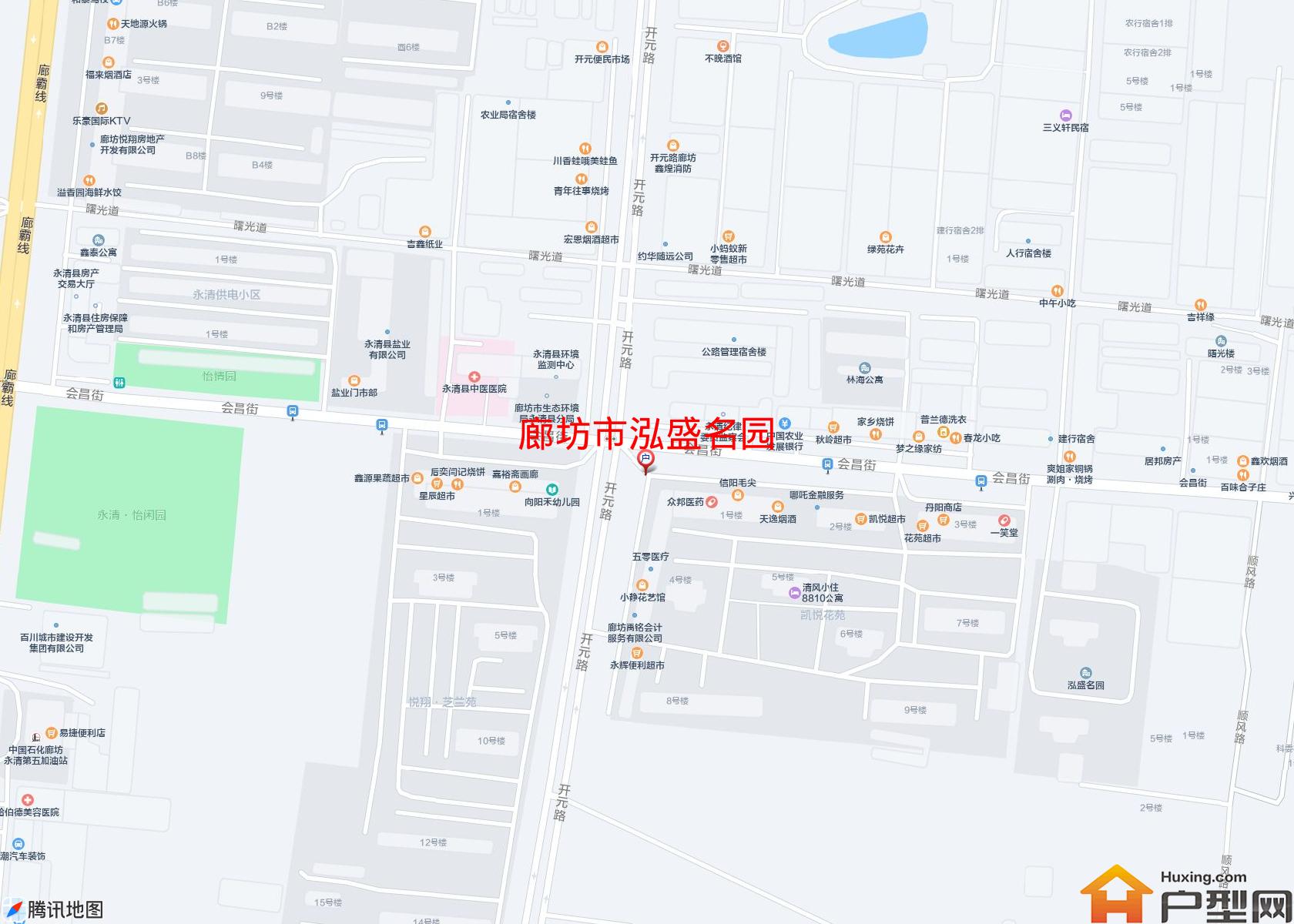 泓盛名园小区 - 户型网