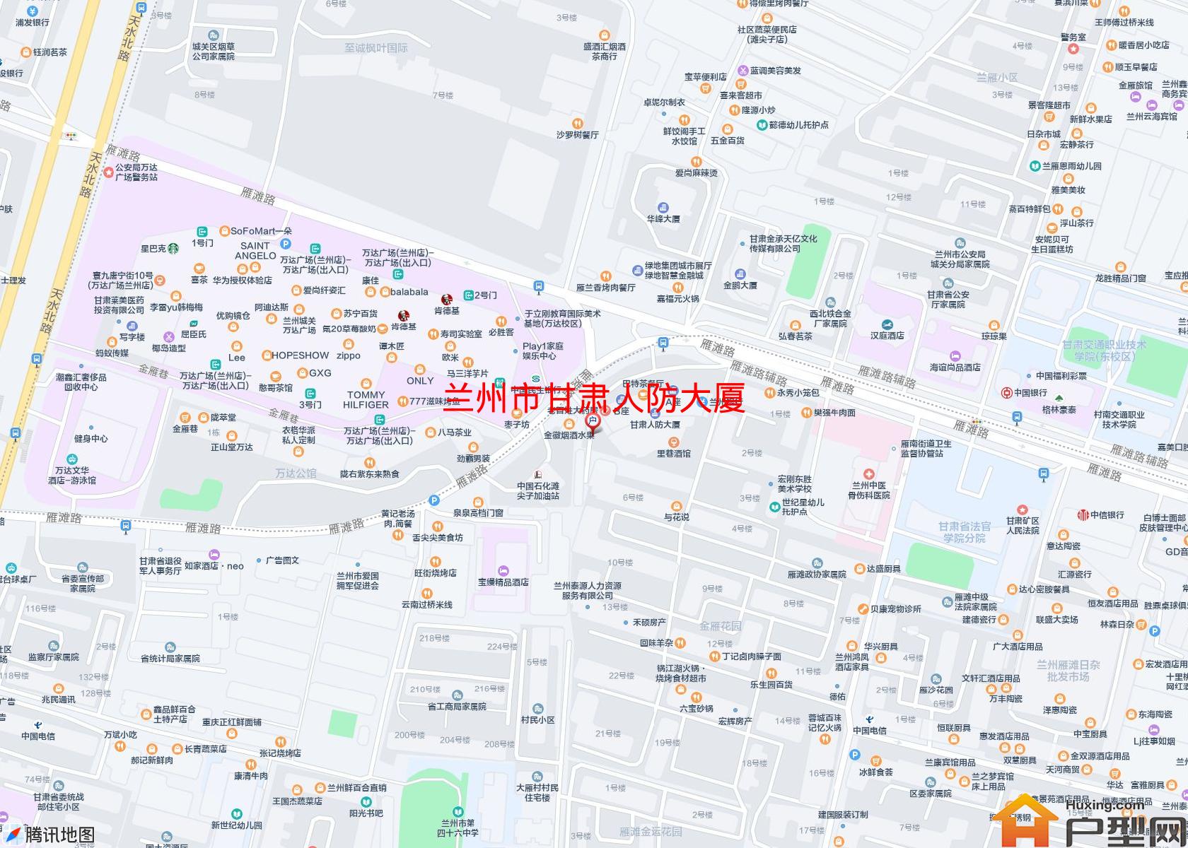 甘肃人防大厦小区 - 户型网