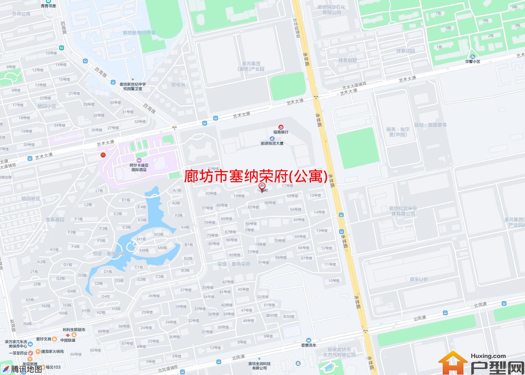 塞纳荣府(公寓)小区 - 户型网