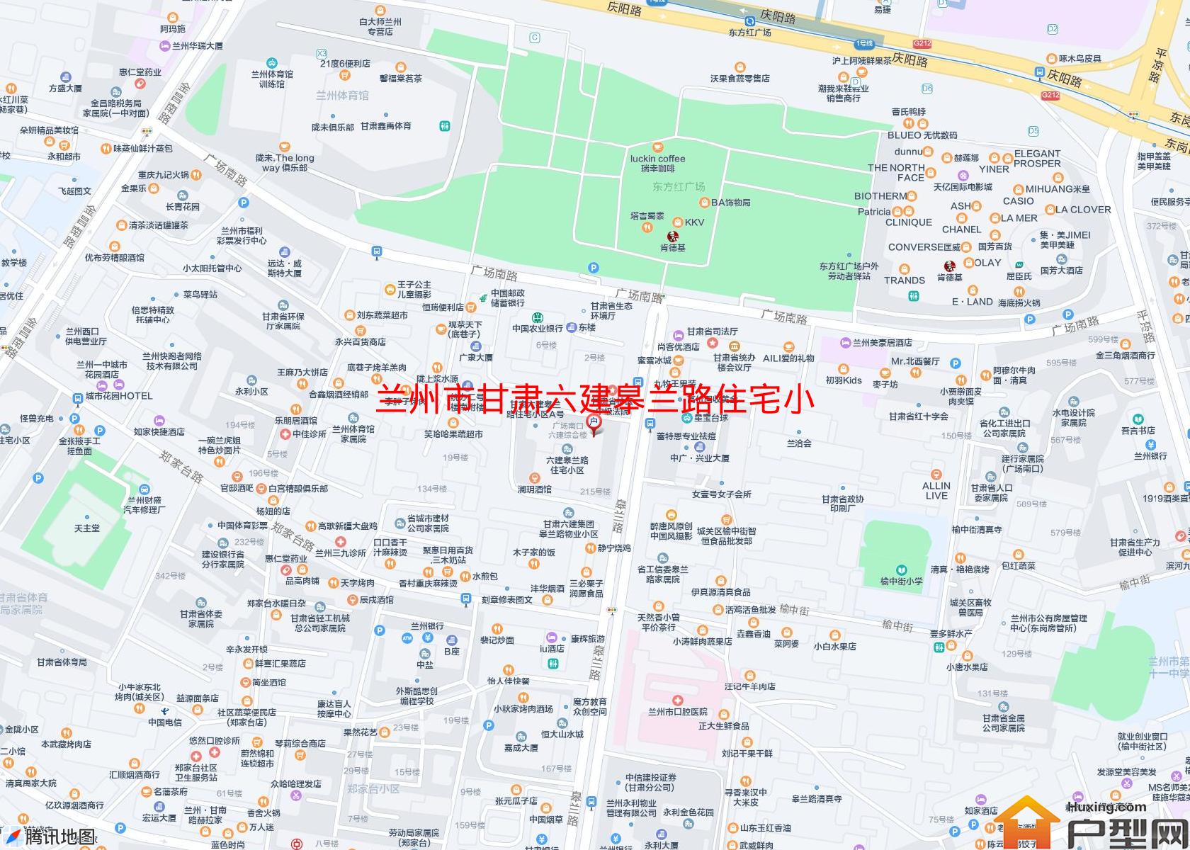 甘肃六建皋兰路住宅小区小区 - 户型网