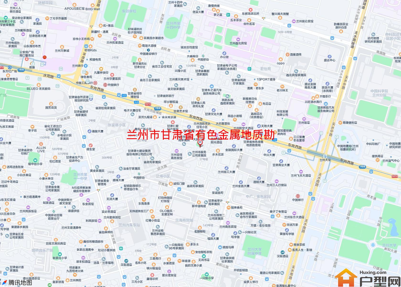 甘肃省有色金属地质勘查局家属院小区 - 户型网