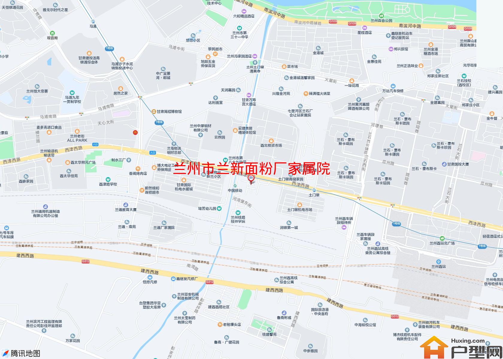 兰新面粉厂家属院小区 - 户型网