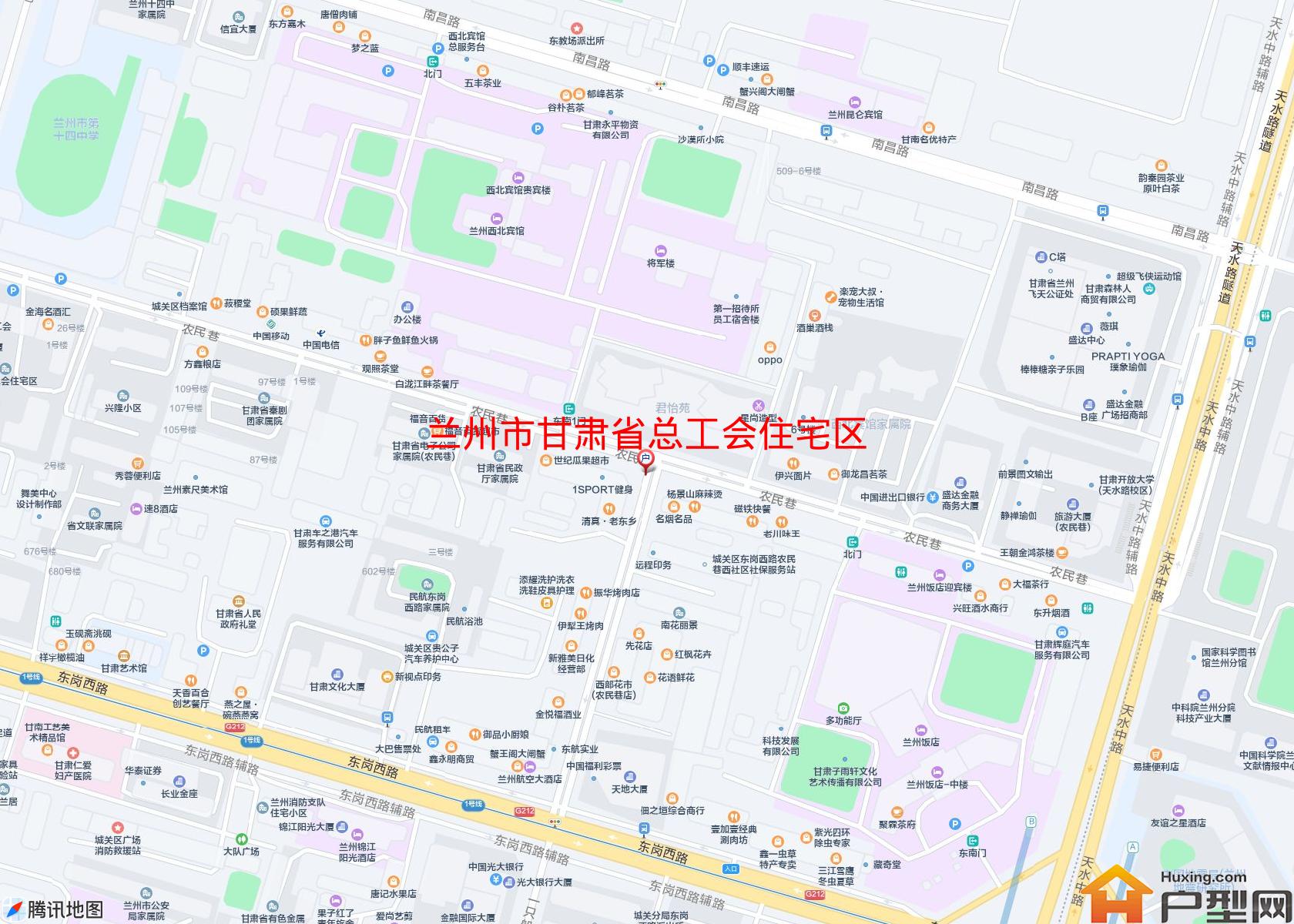 甘肃省总工会住宅区小区 - 户型网